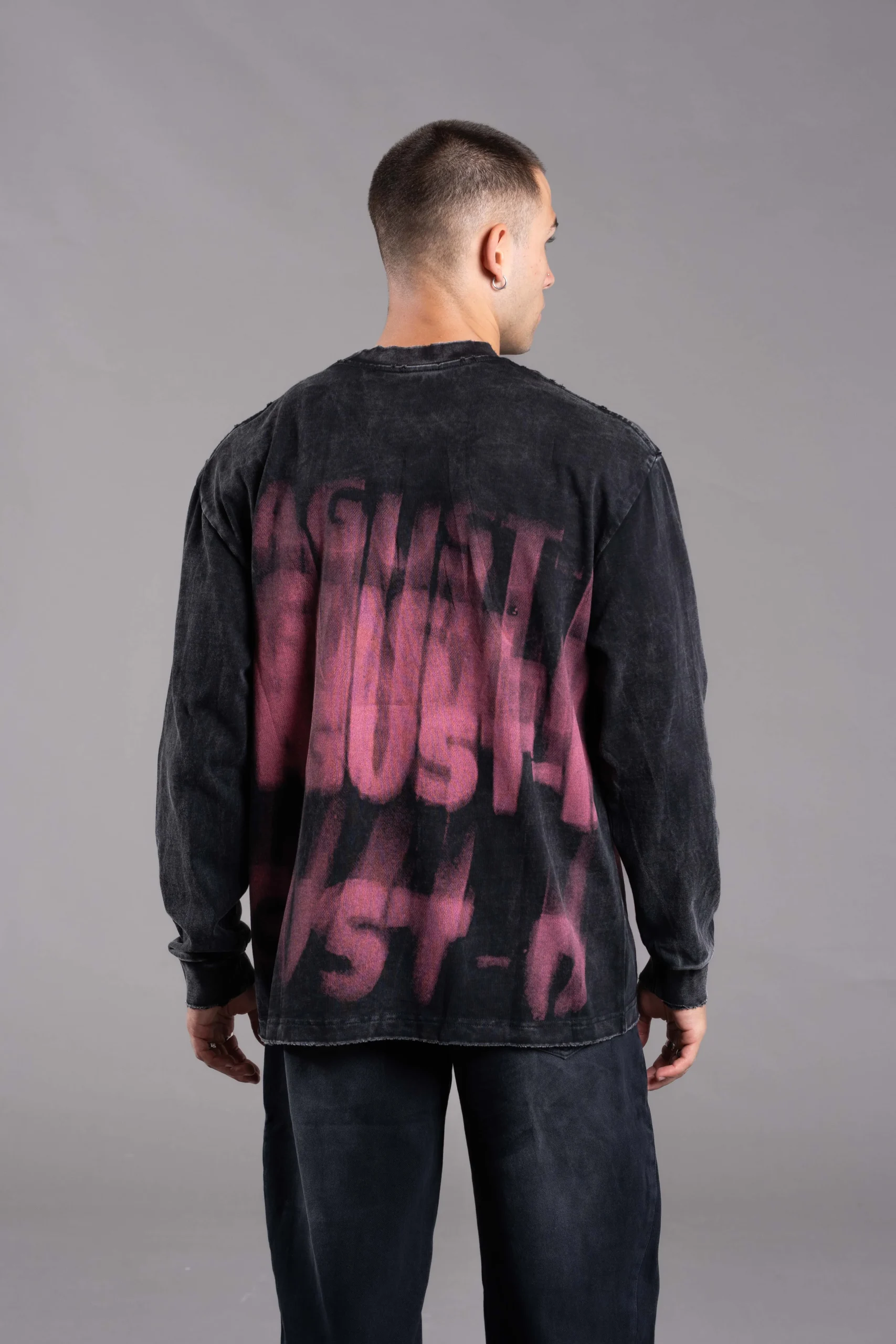 42N Hoodie Black pink - Revston (foto 3)