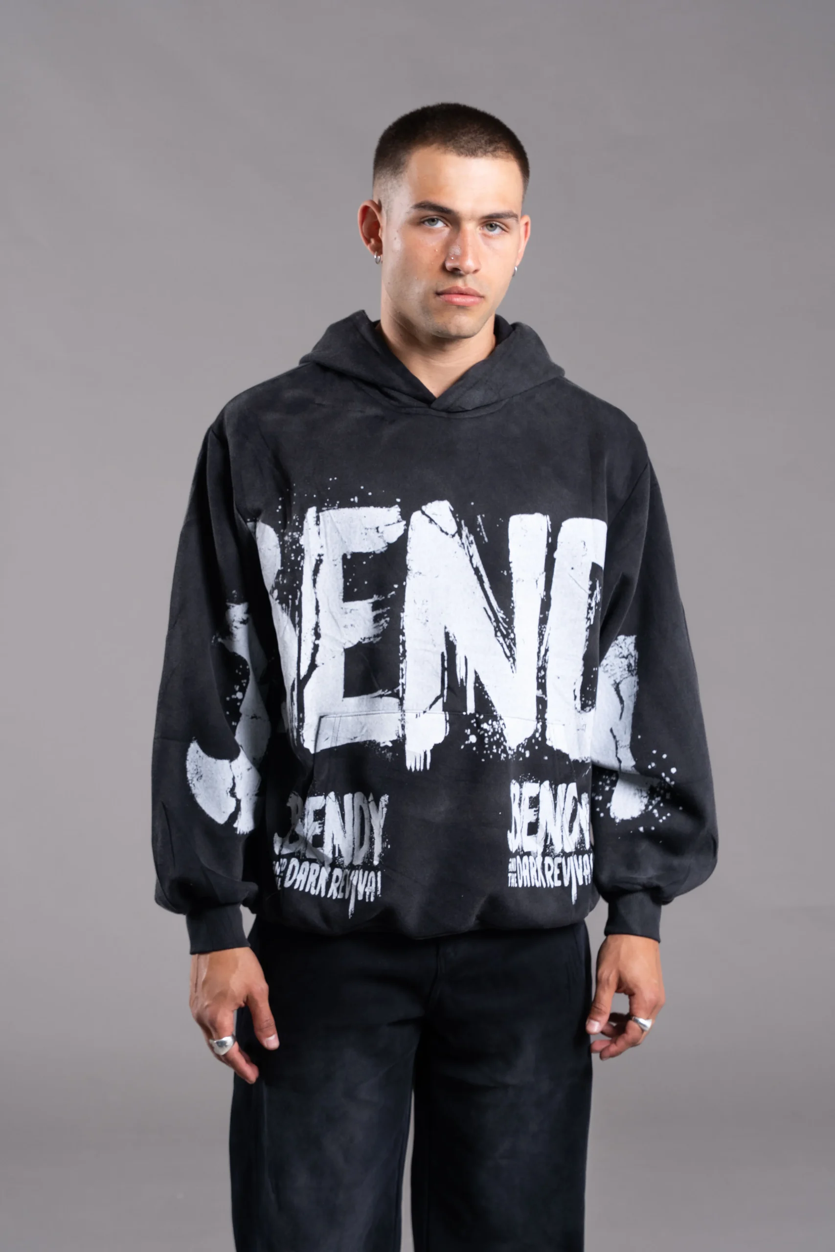 08N Hoodie Black - Revston