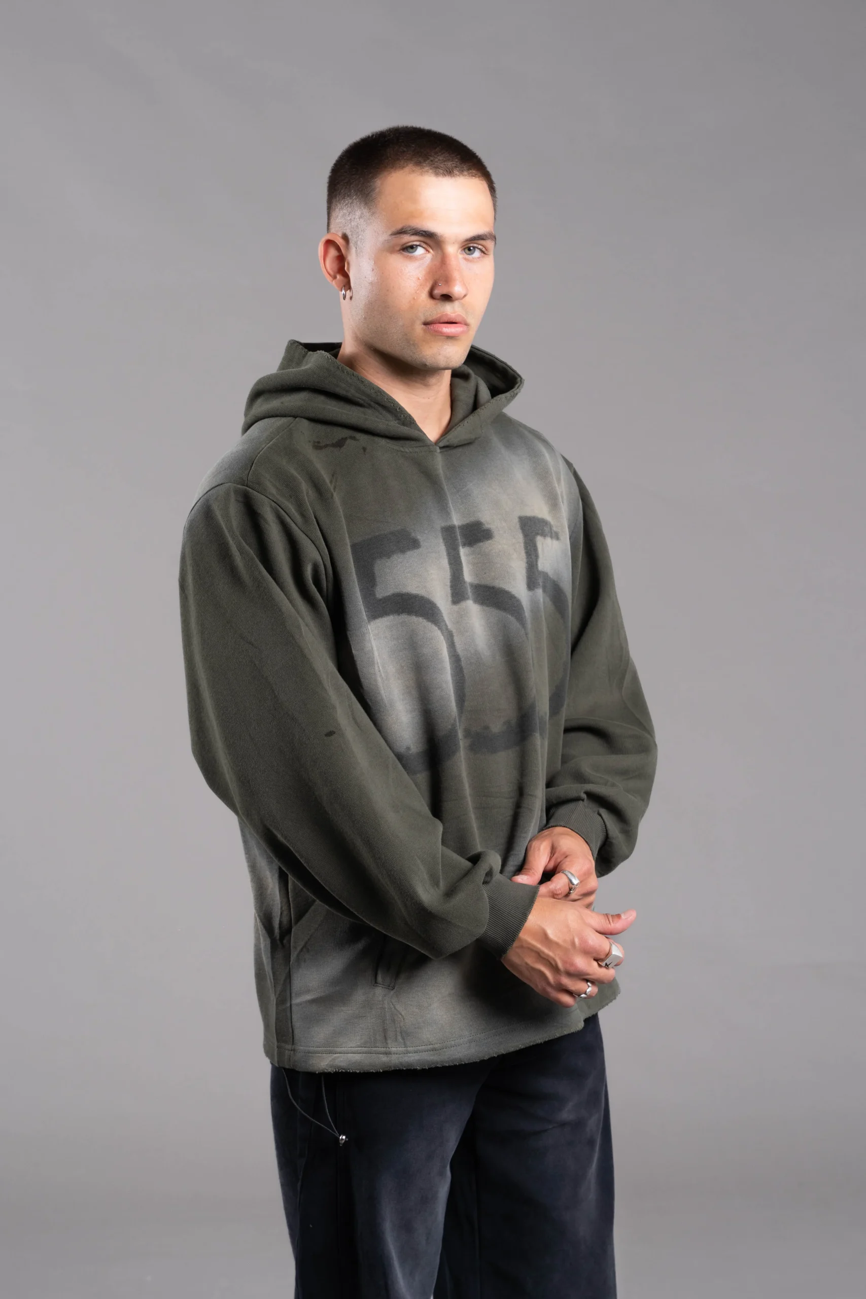 Hoodie verde - Revston (foto 4)