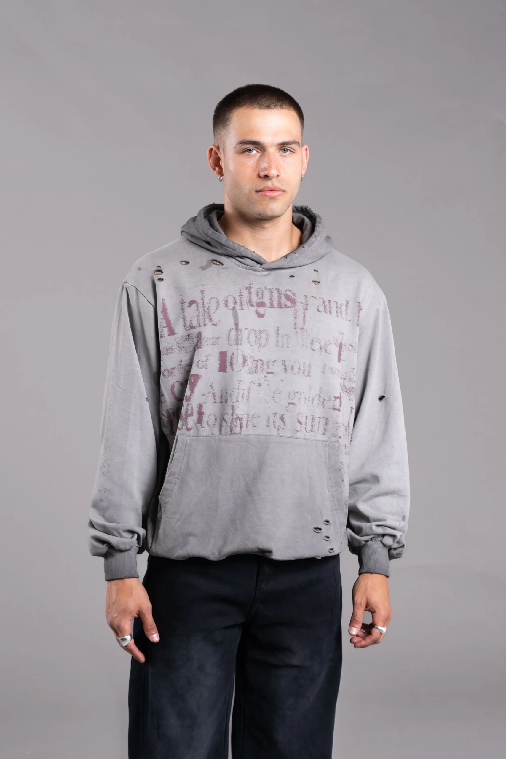 26G Hoodie Gris - Revston