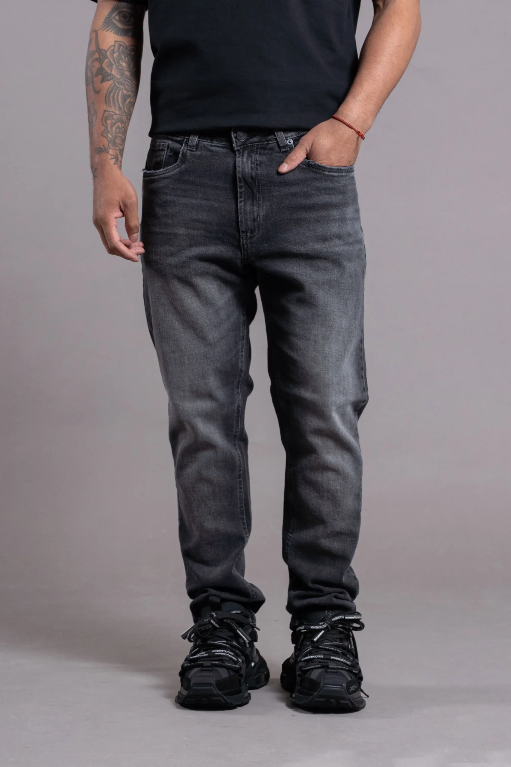 Jeans Slim fit Gris oscuro BT - Revston