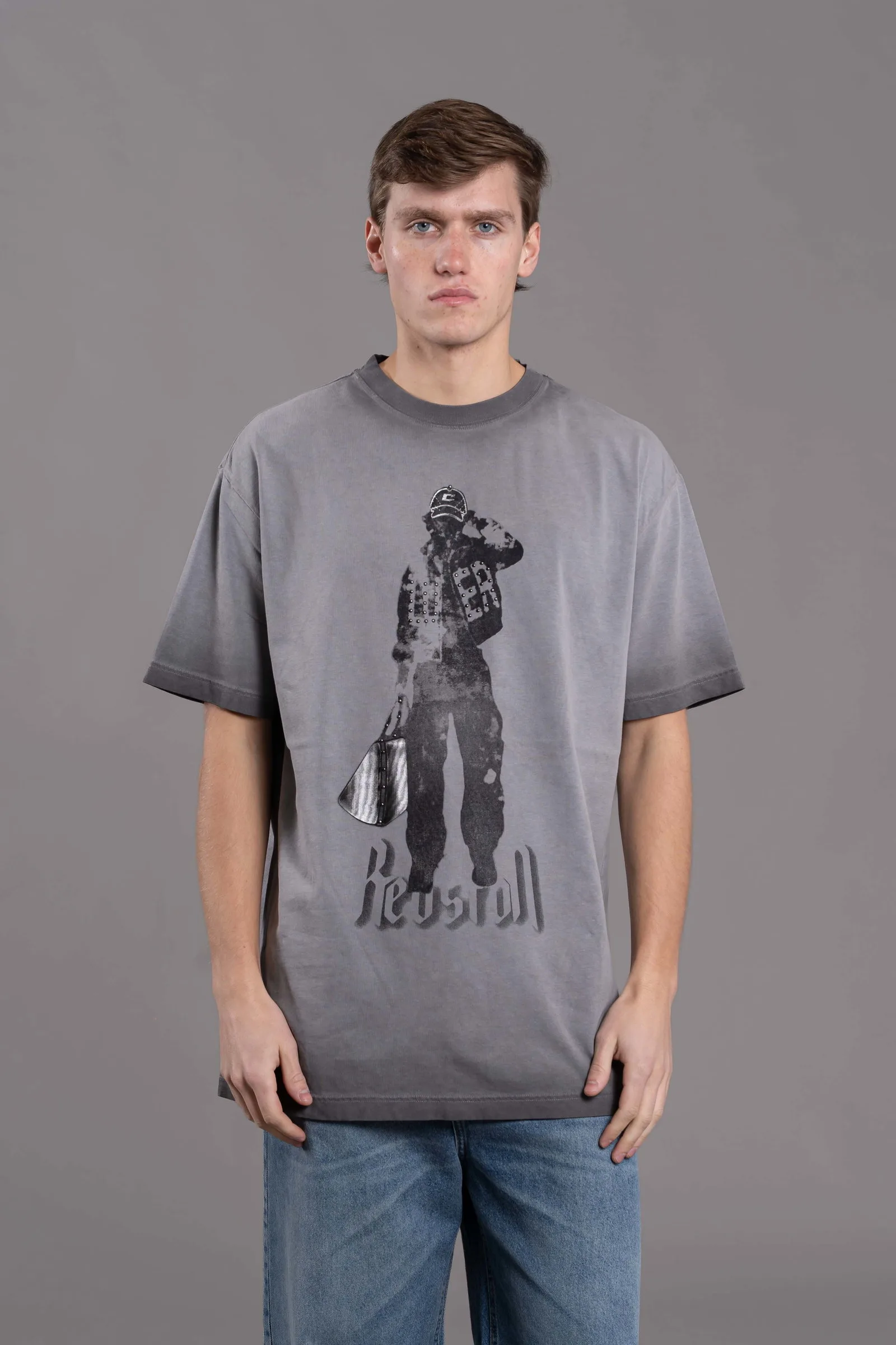 011 Oversized Revestall Washed Grey