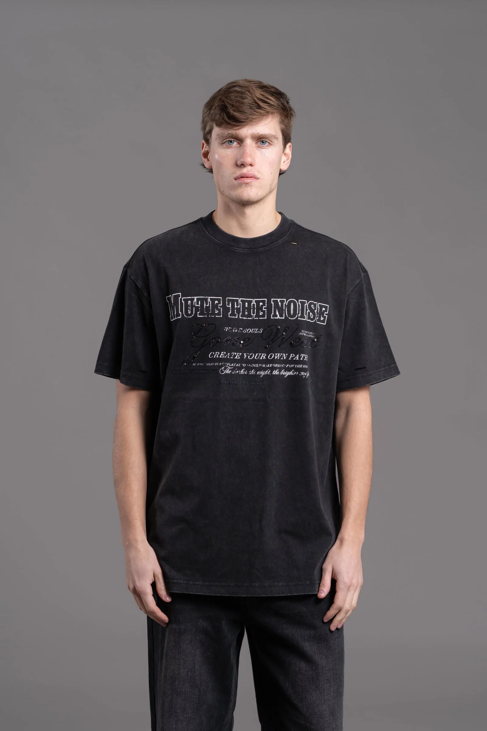 015 Noise Washed Black