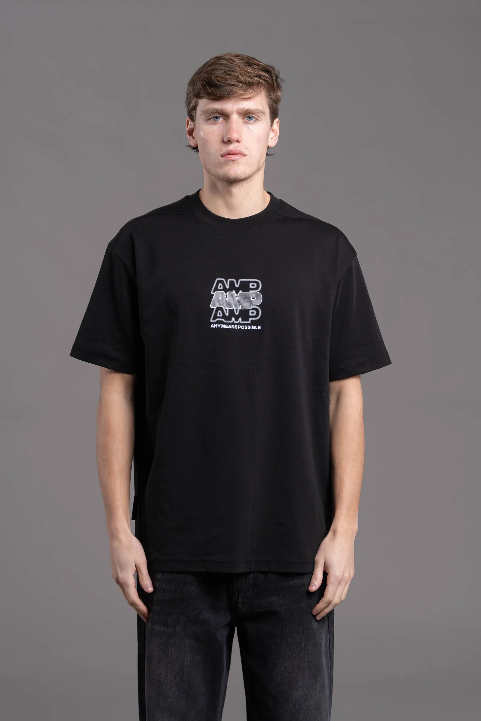 023 Remera AMP Black