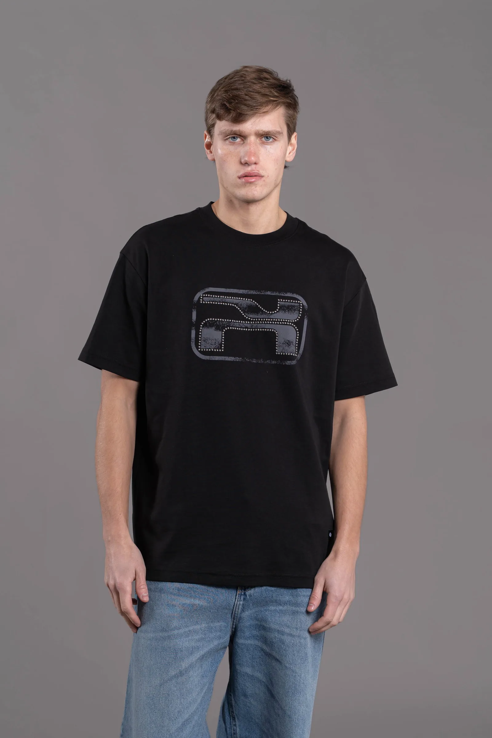 025rm Oversized Monogram Black