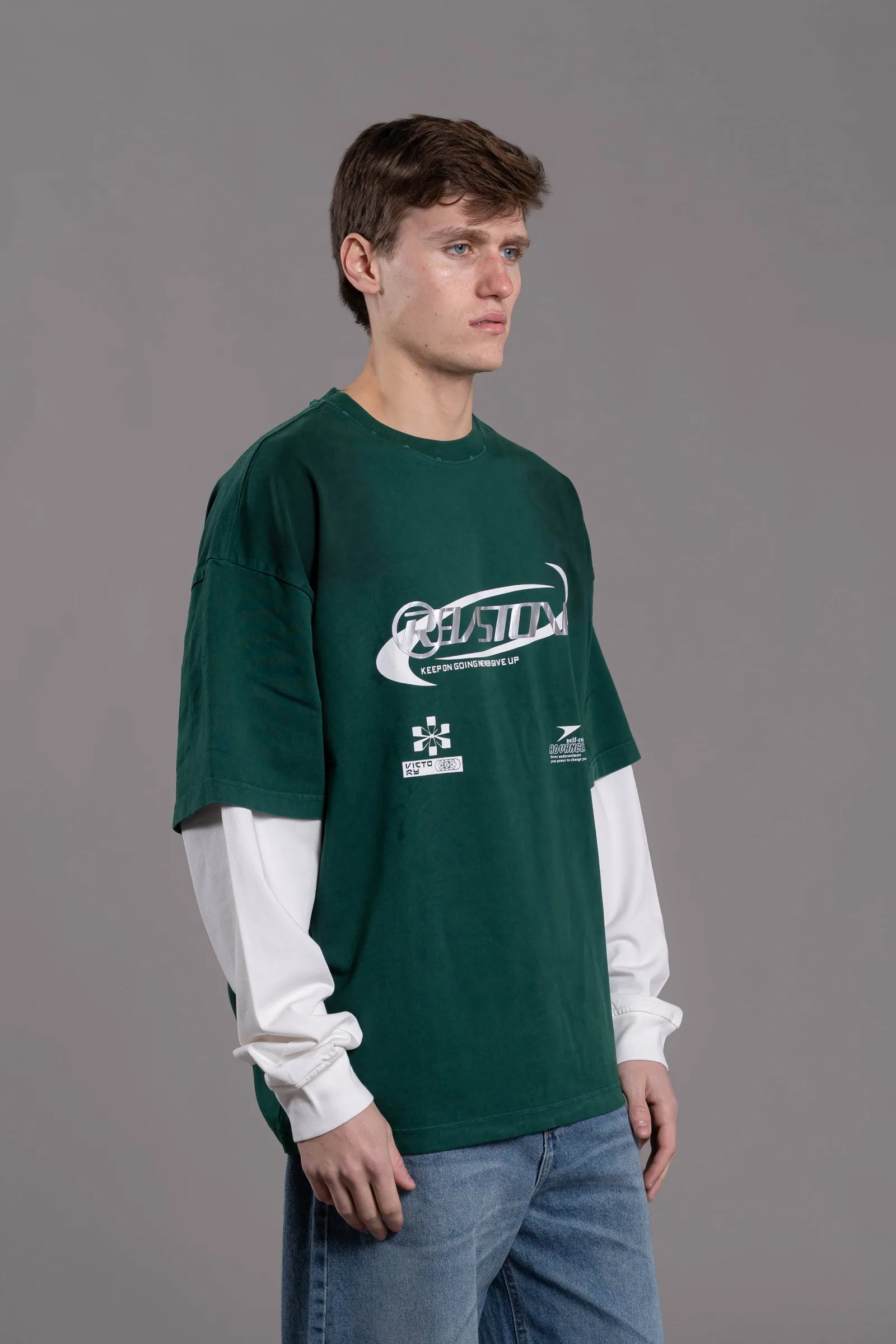 Alternative view of 05 Oversized Vision Layer Green
