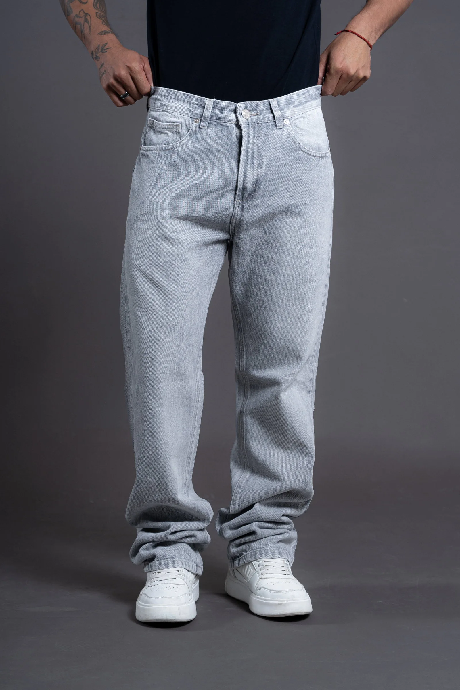 Jeans Relaxed gris BT