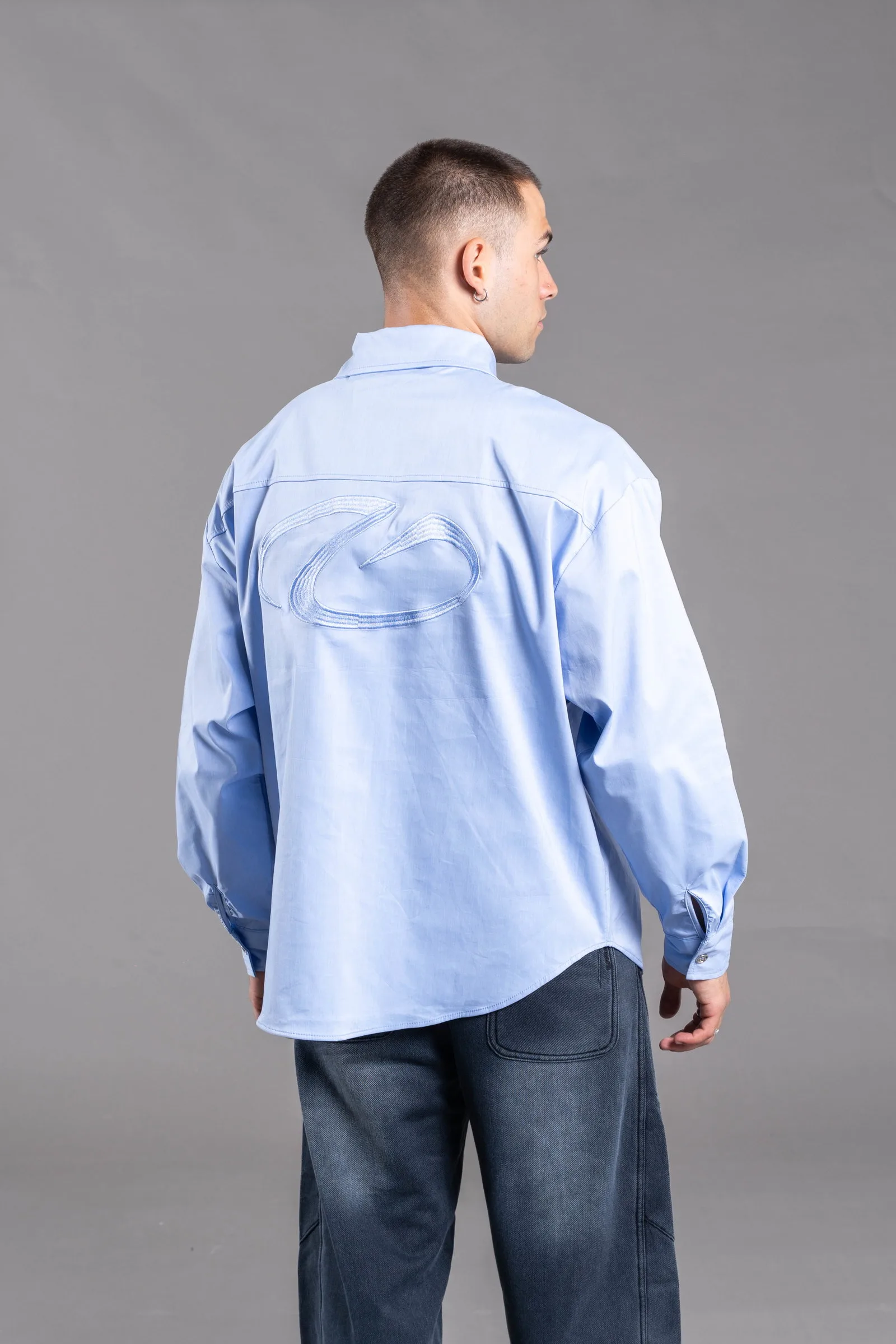 Alternative view of 1001-A CAMISA BLUE