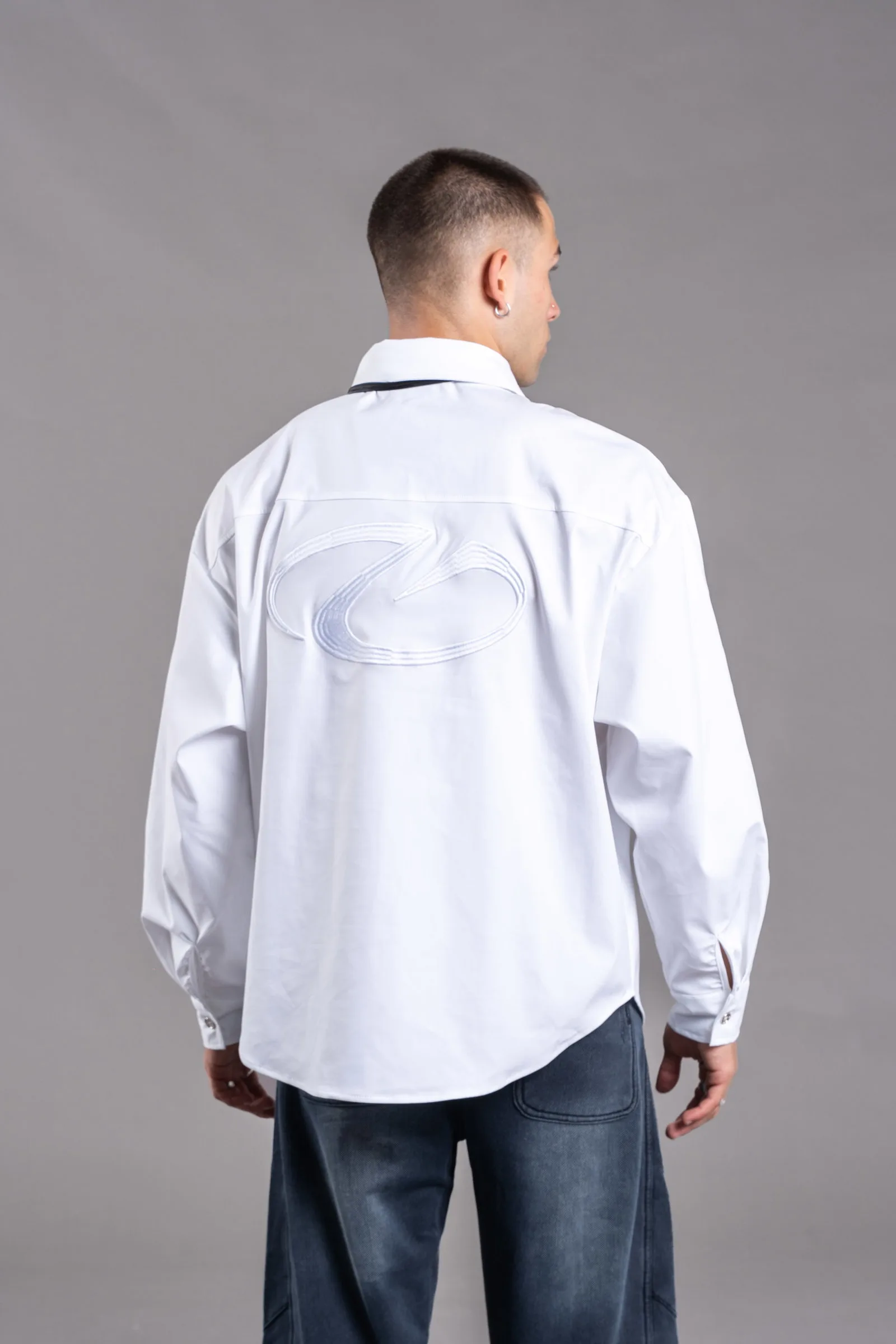 Alternative view of 1001-B CAMISA WHITE