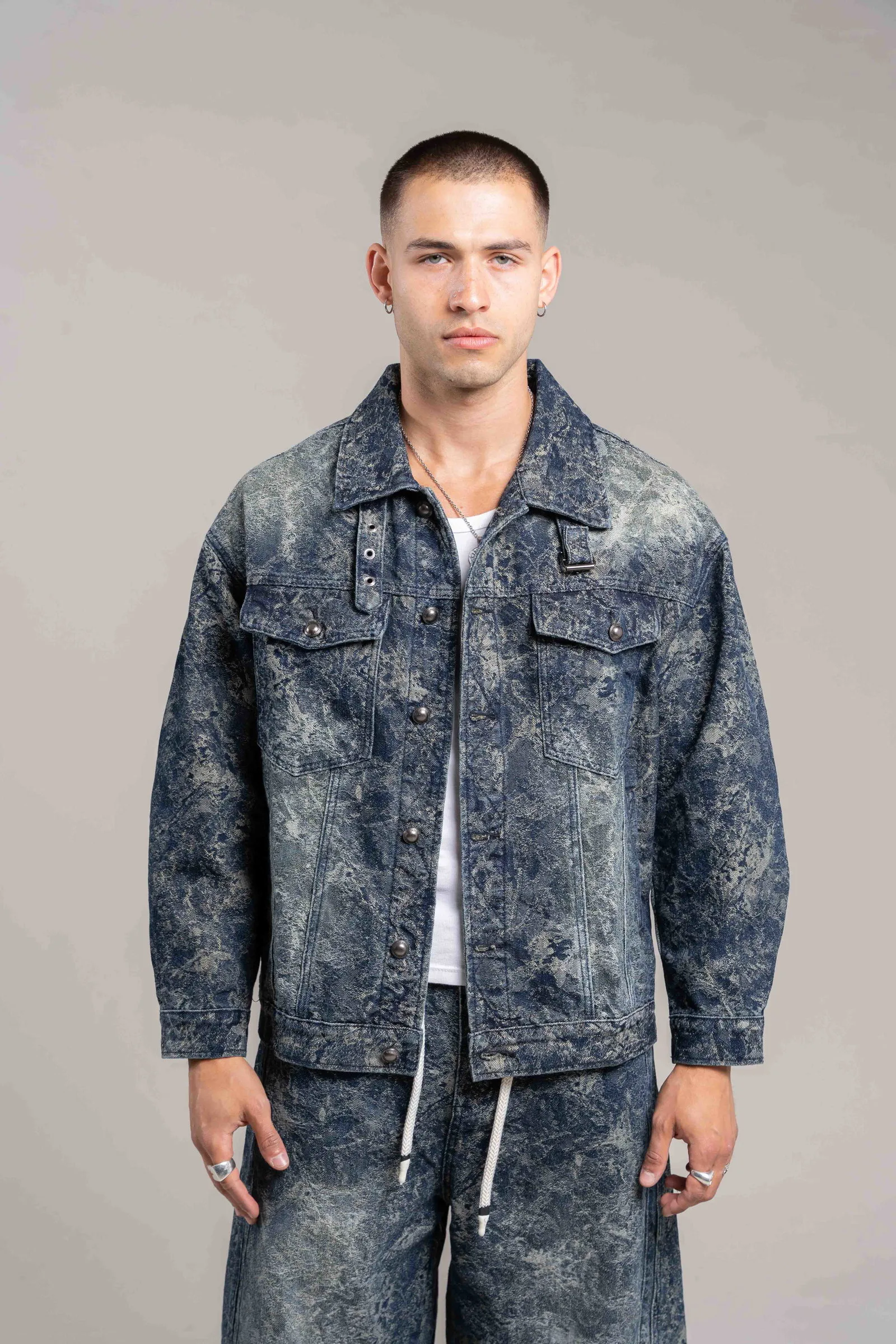 118C- Campera Full Print Botanical