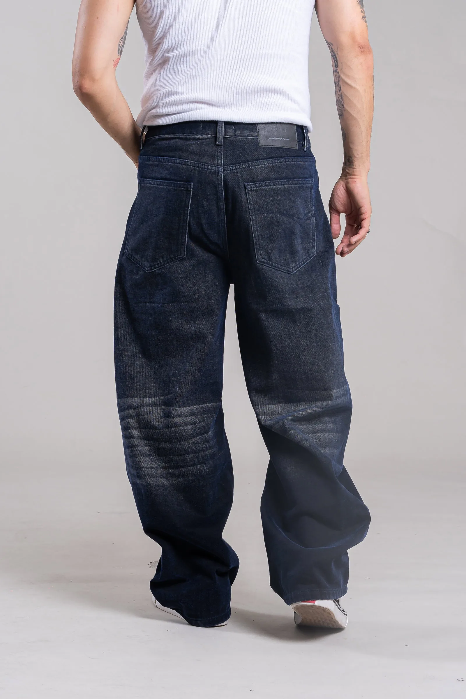 180100 Jeans Tercio pelo bicolor Blue - Imagen 3