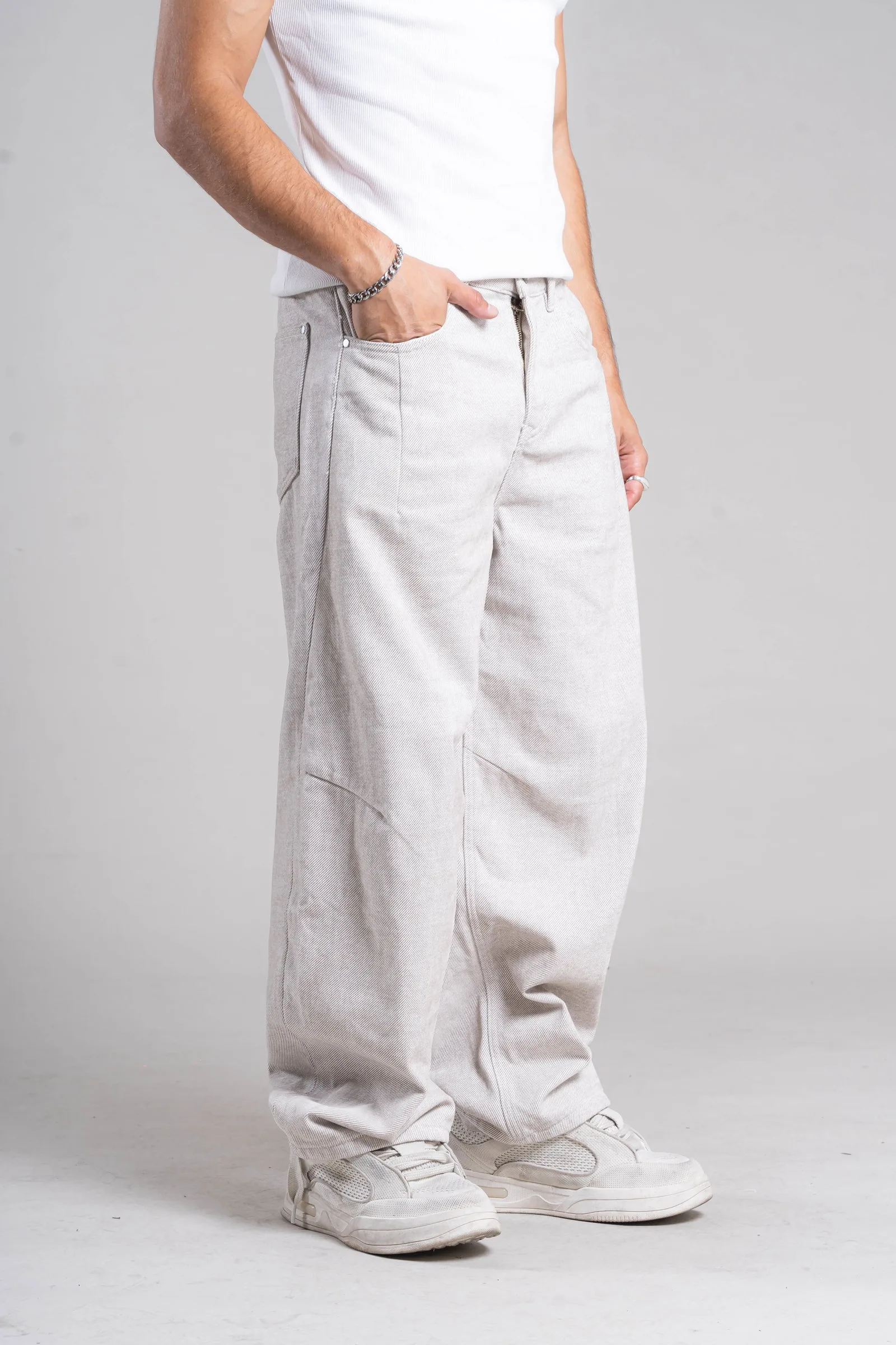 Alternative view of 180103-2 Jeans Beige mist color