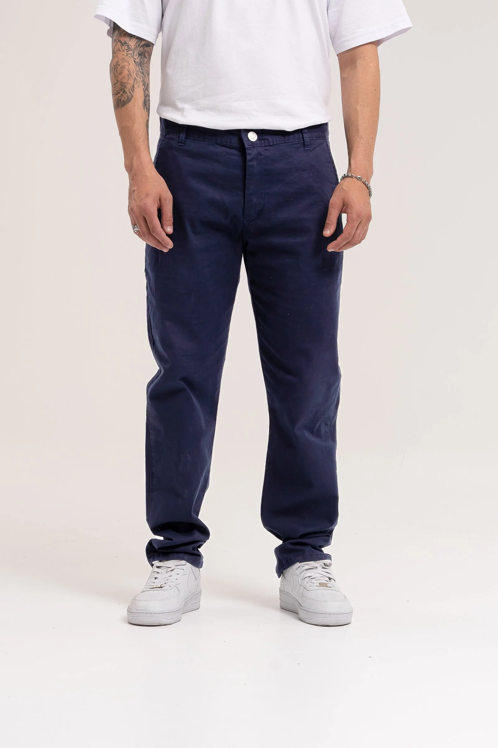 207- GABARDINA CHINO AZUL