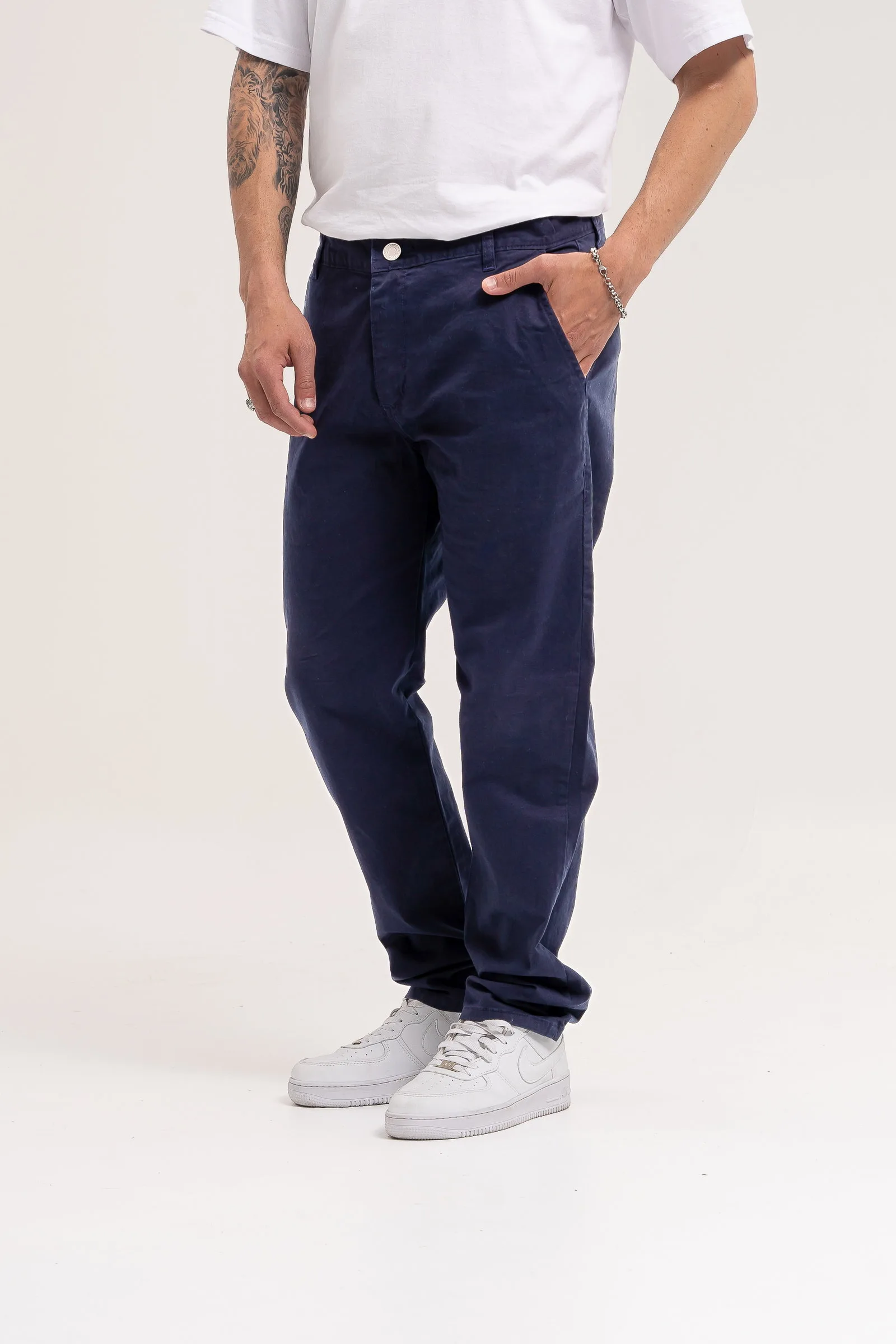 207- GABARDINA CHINO AZUL - Imagen 3