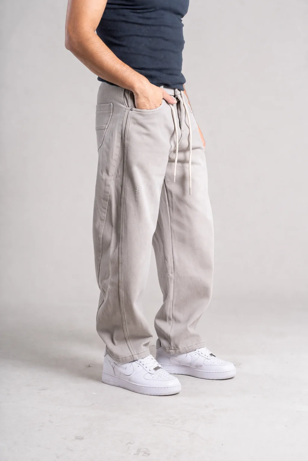 Alternative view of 258115G Baggy Urban stone  Grey