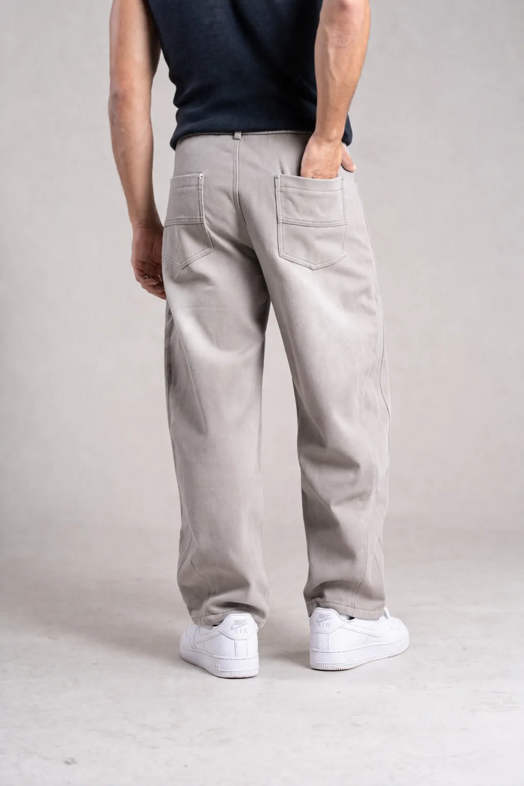 258115G Baggy Urban stone Grey - Imagen 4