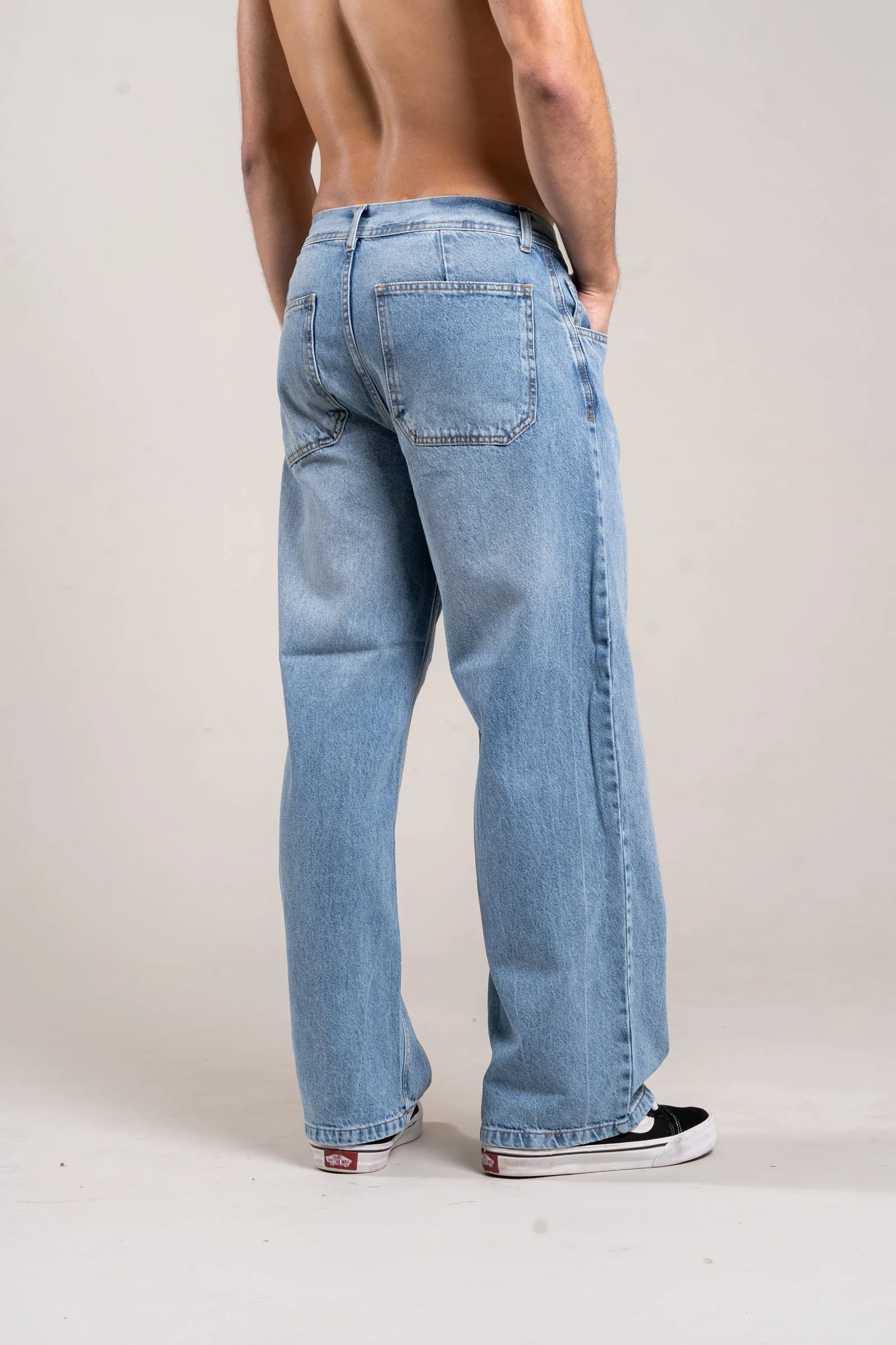 310 - WIDE LEG CELESTE - Imagen 3