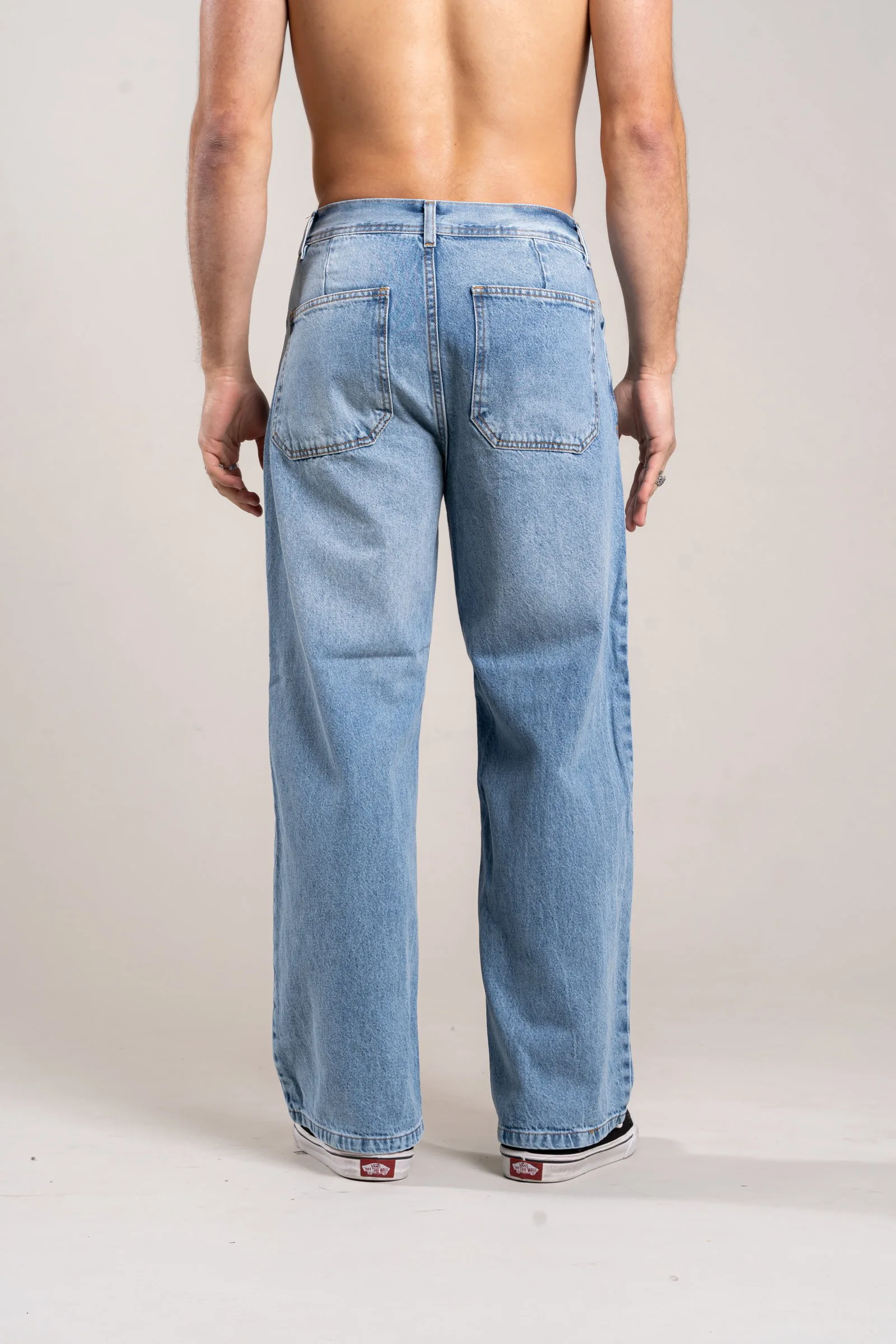 310 - WIDE LEG CELESTE - Imagen 4