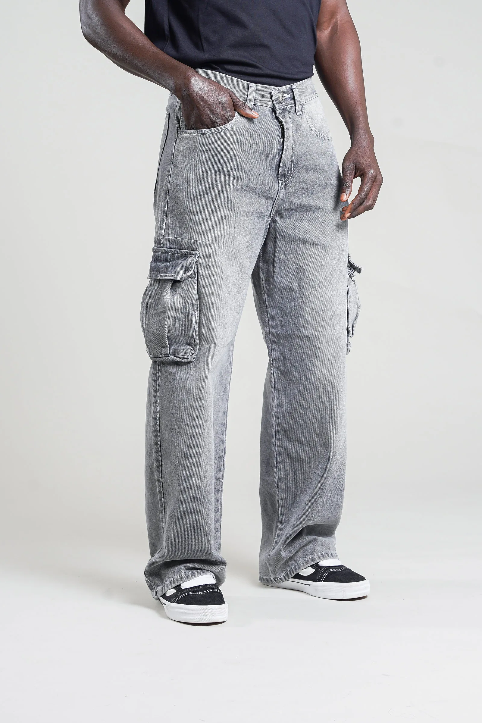 Alternative view of 325- BAGGY CARGO GREY