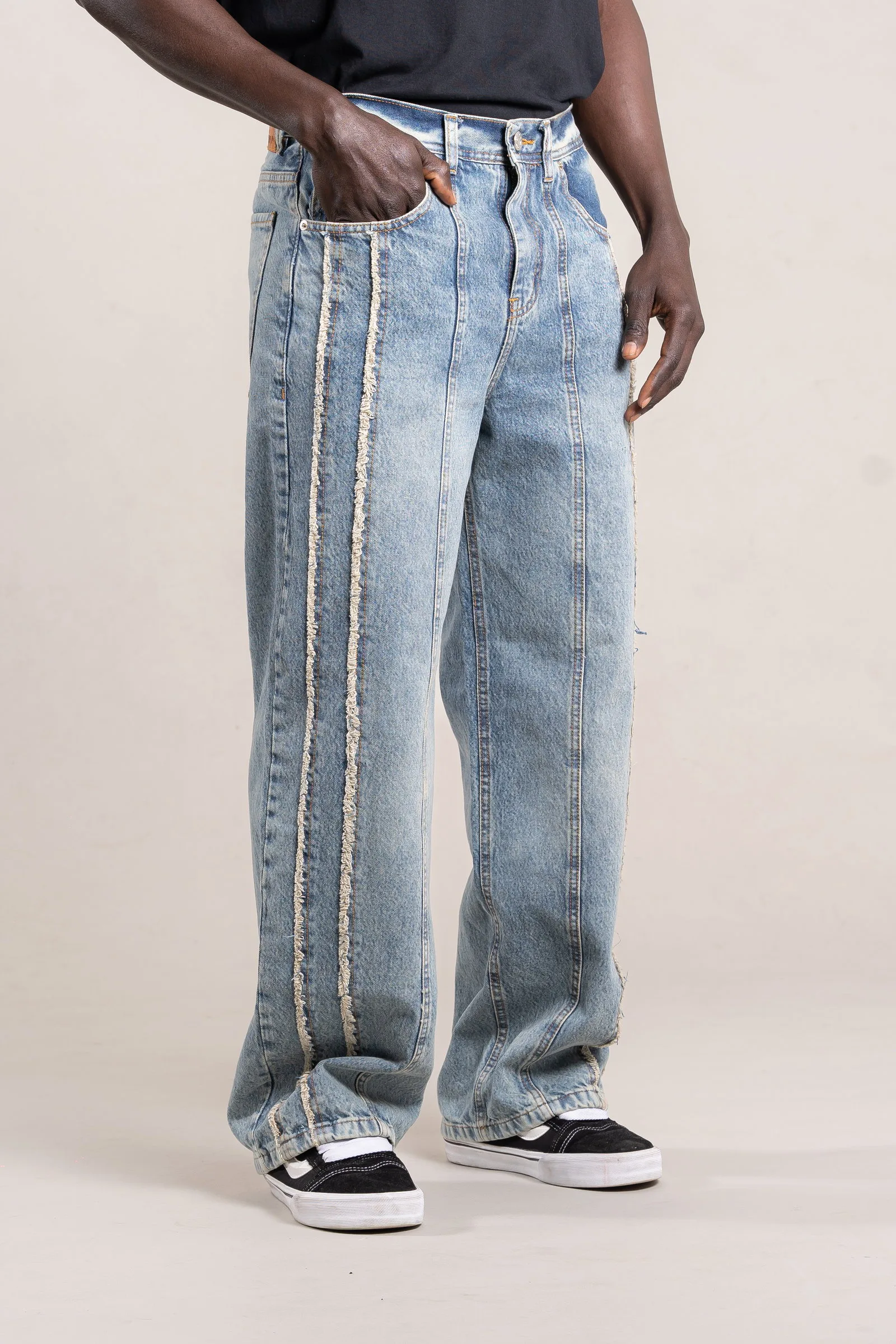 Alternative view of 345 - BAGGY MATIZADO