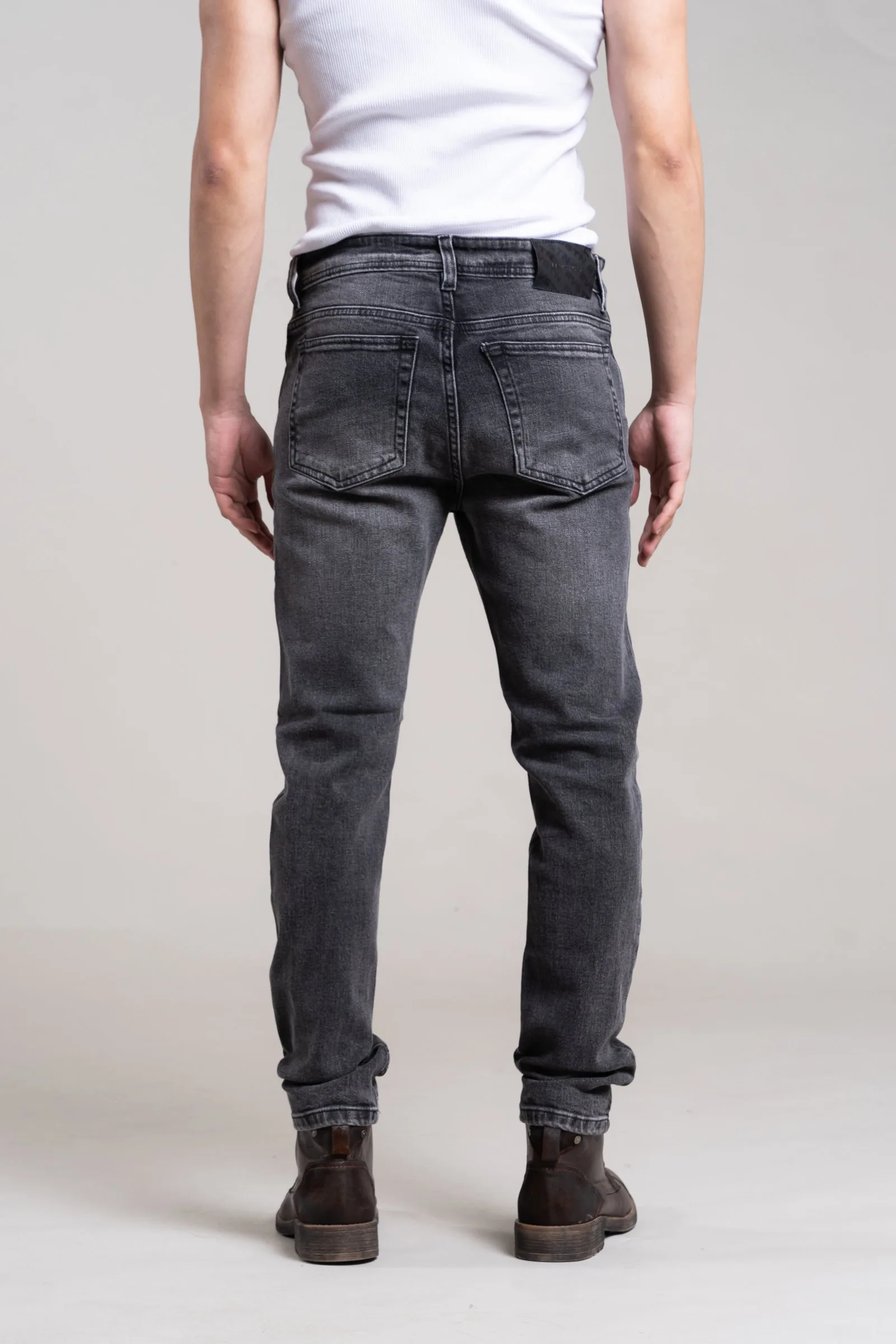 382 - SLIM FIT DARK GREY - Imagen 3