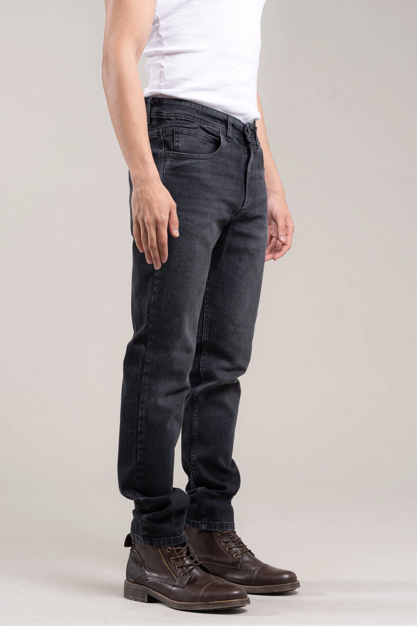 Alternative view of 412 - SLIM FIT MONTANA BLACK