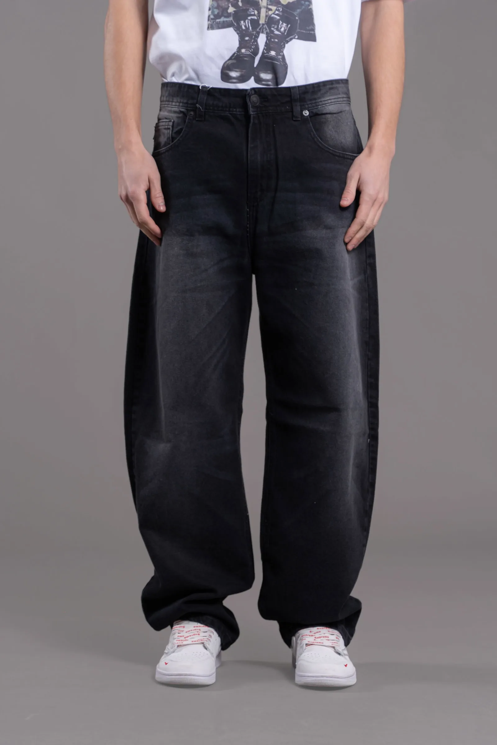 456 Baggy Faded Black