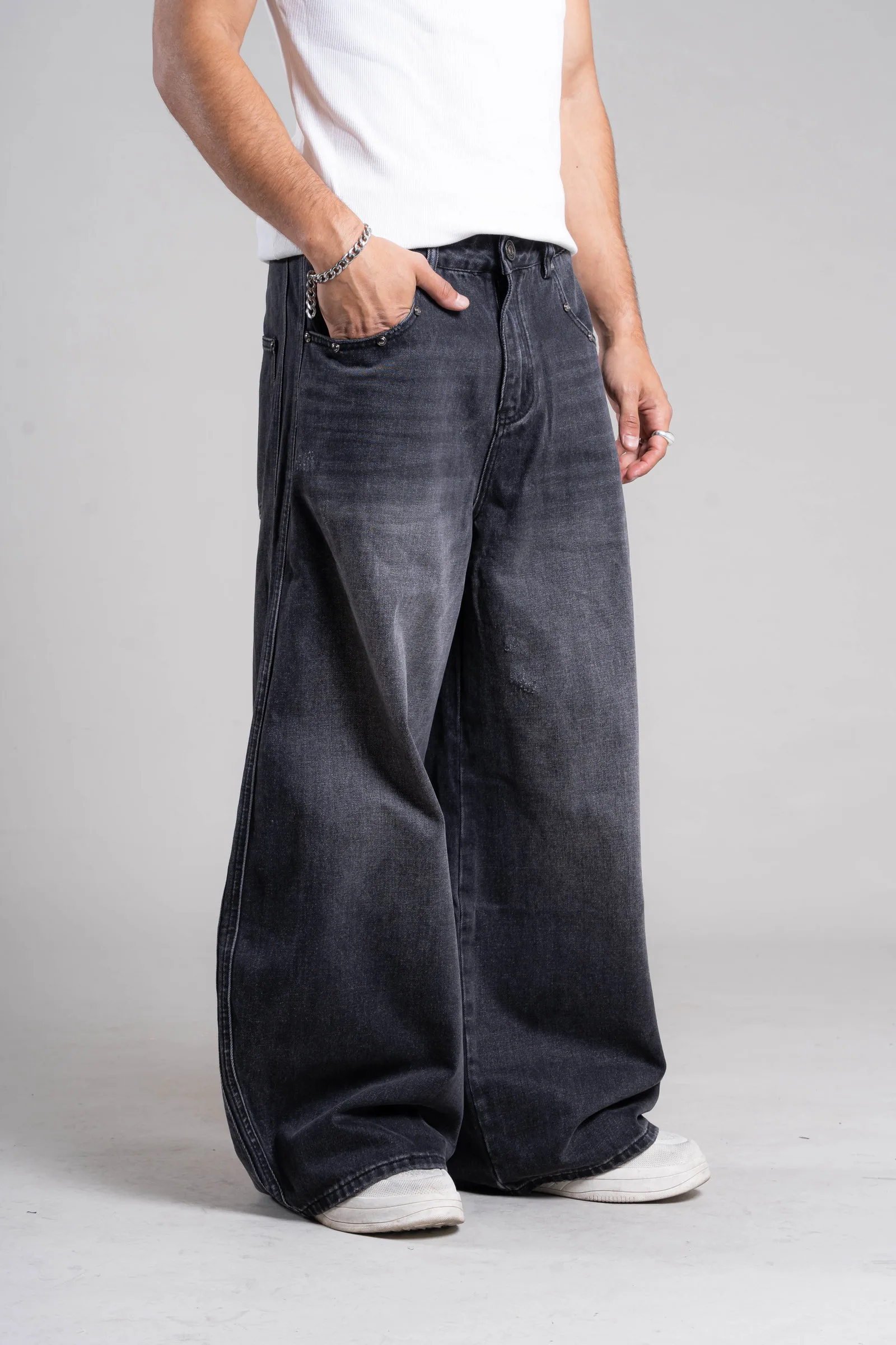 Alternative view of 790053 SUPER WHIDE LEG BLACK