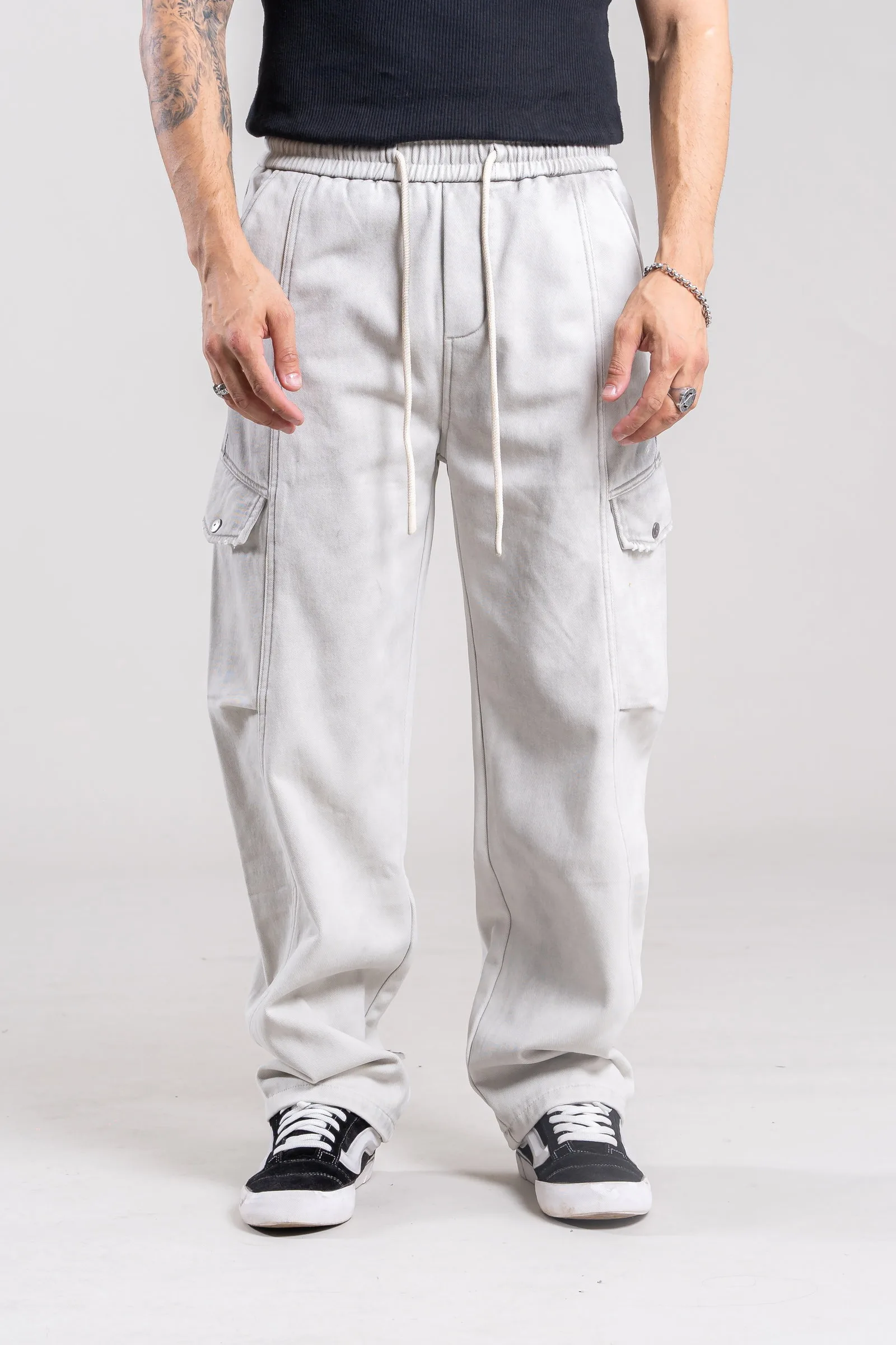 8691G - JOGGING GRIS IMPORTADO
