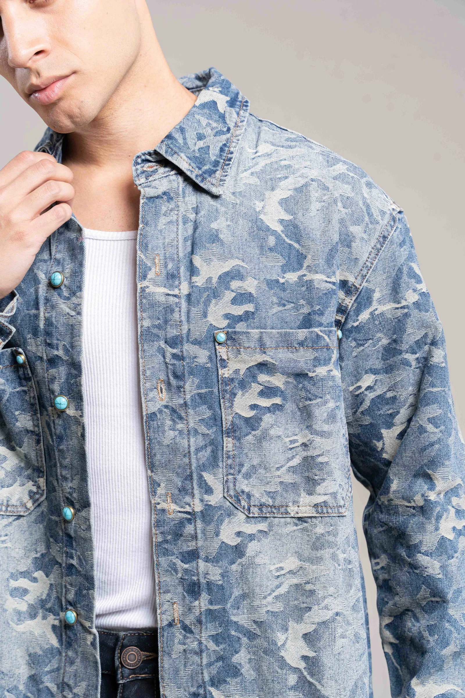 877C IMPORTADO CAMISACO CAMUFLADO - Imagen 3