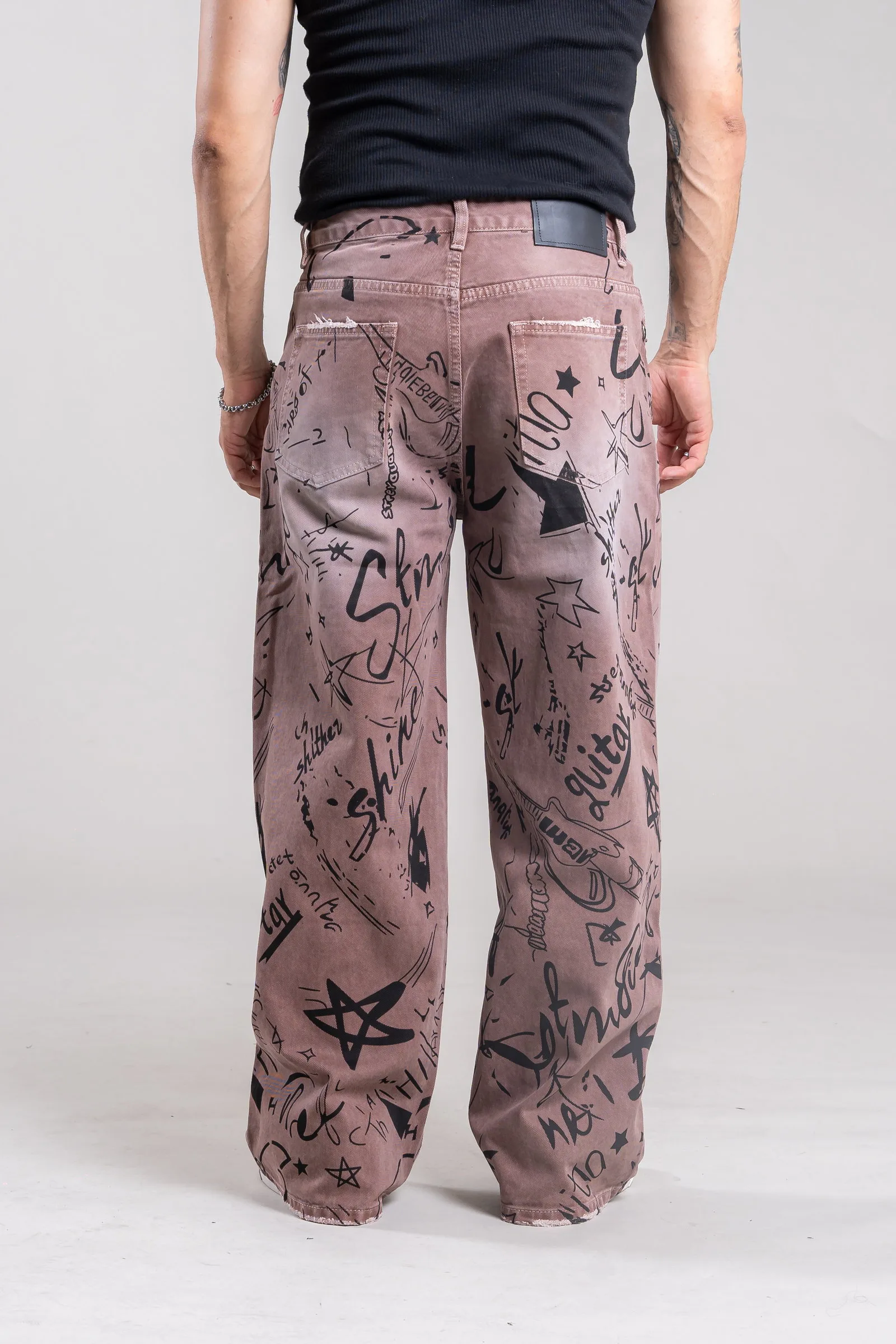 Alternative view of 88062 - JEANS PRINT BLACK