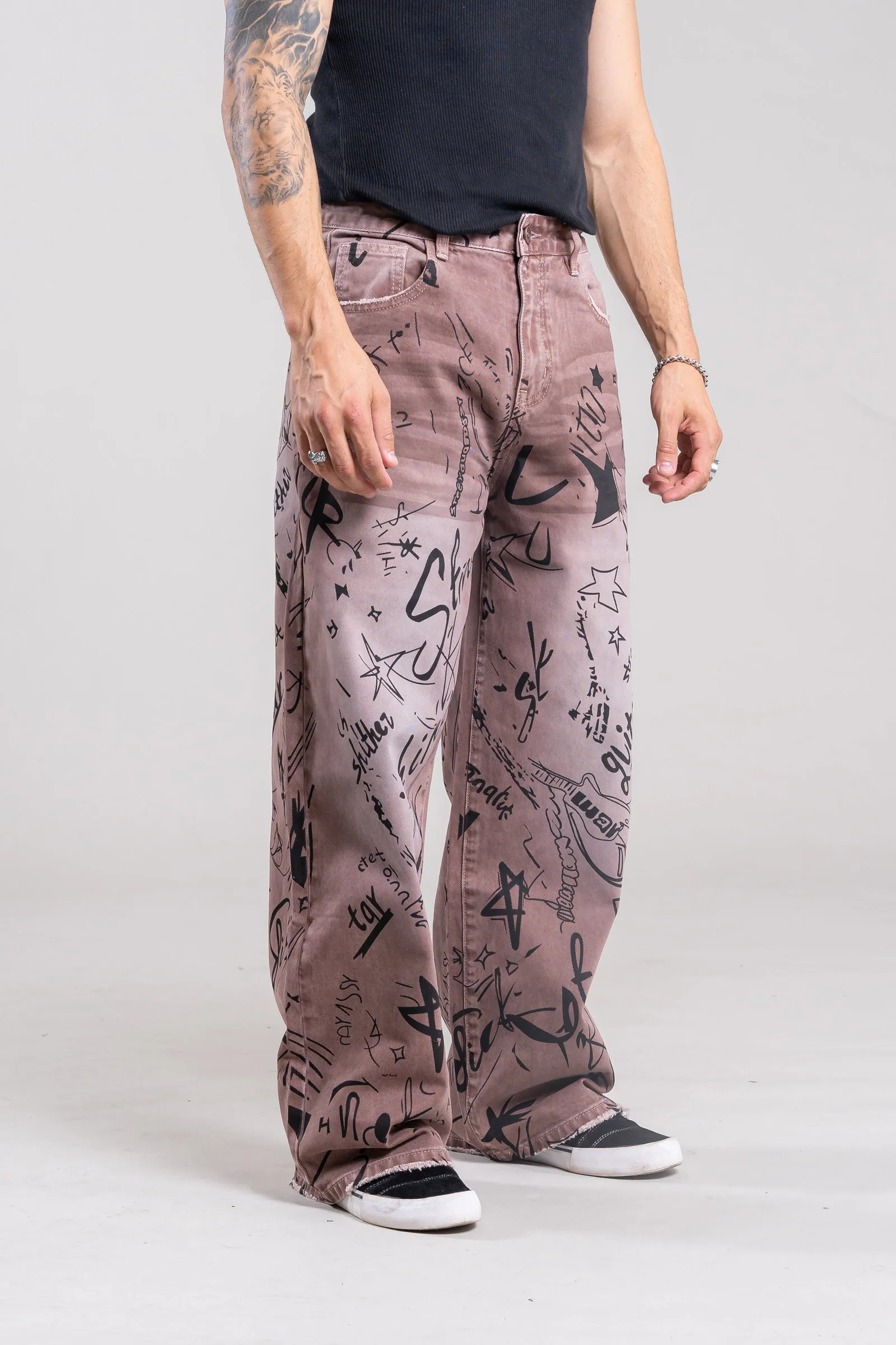 88062 - JEANS PRINT BLACK - Imagen 3