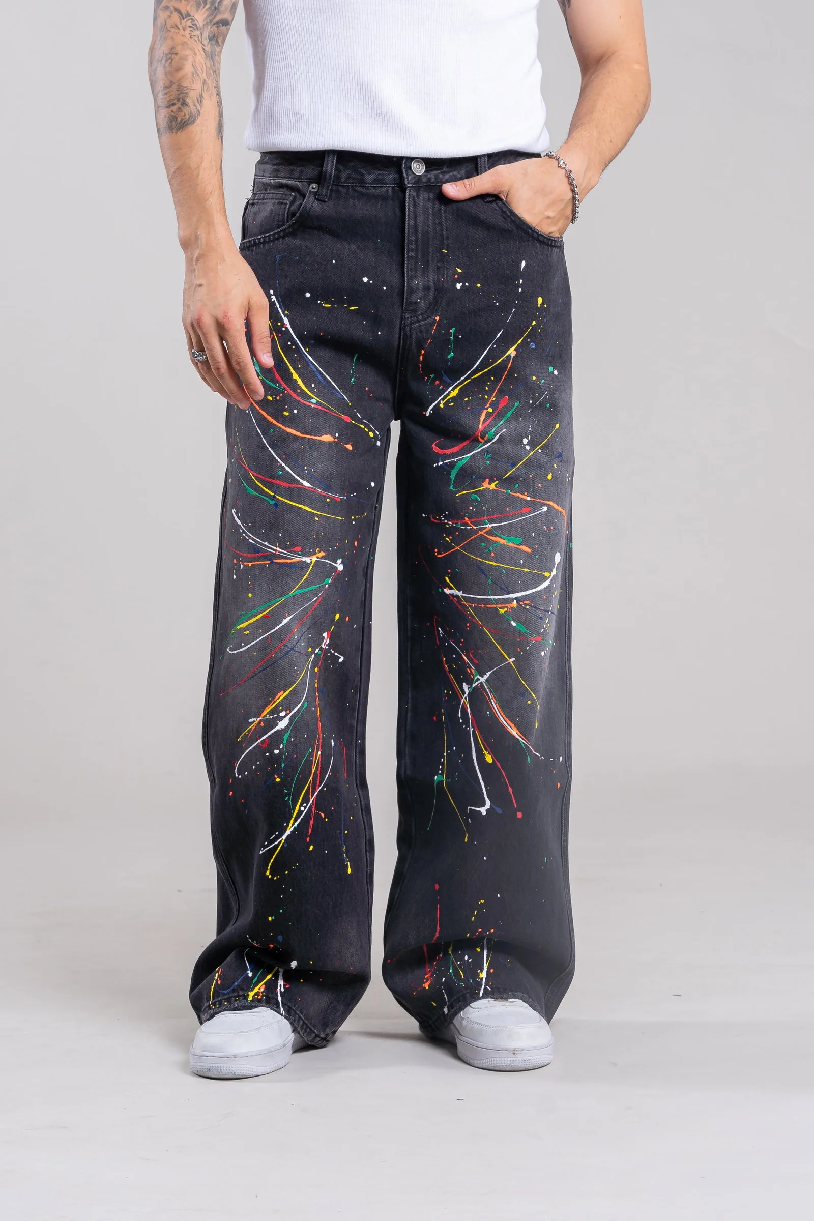 88063- JEANS BLACK PAINT