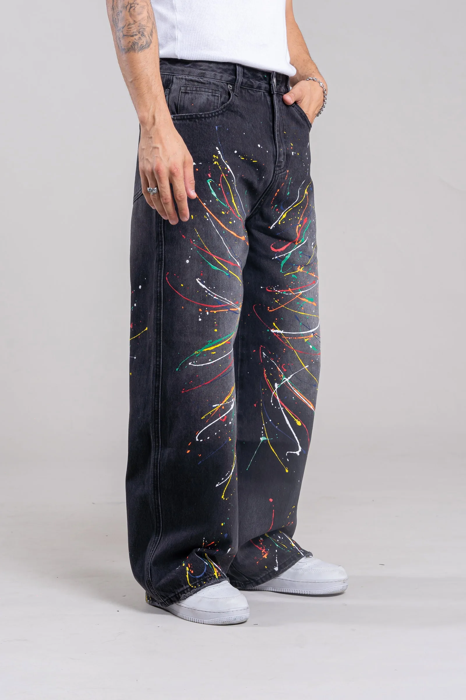 88063- JEANS BLACK PAINT - Imagen 3