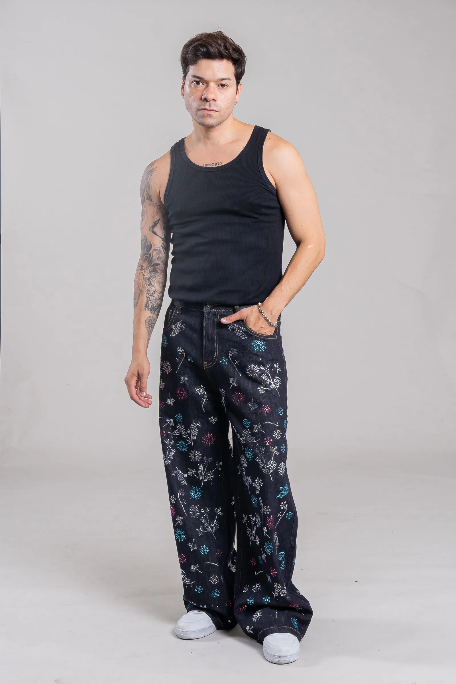 88078 - JEANS FULL STRAS - Imagen 3
