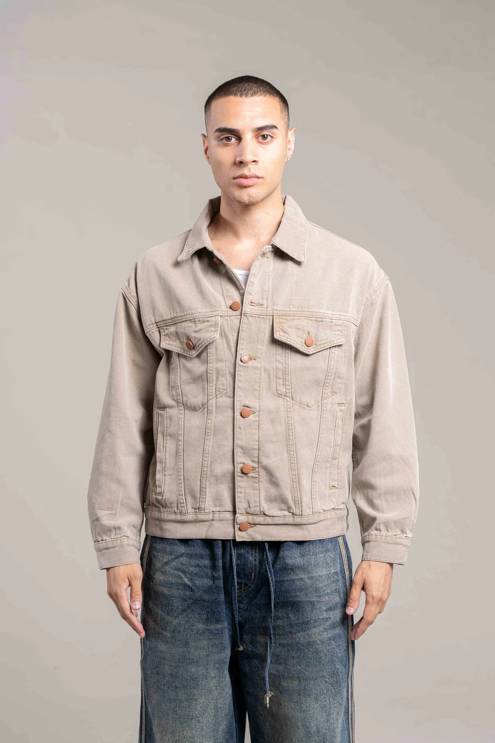 909C - CAMPERA IMPORTADA BEIGE