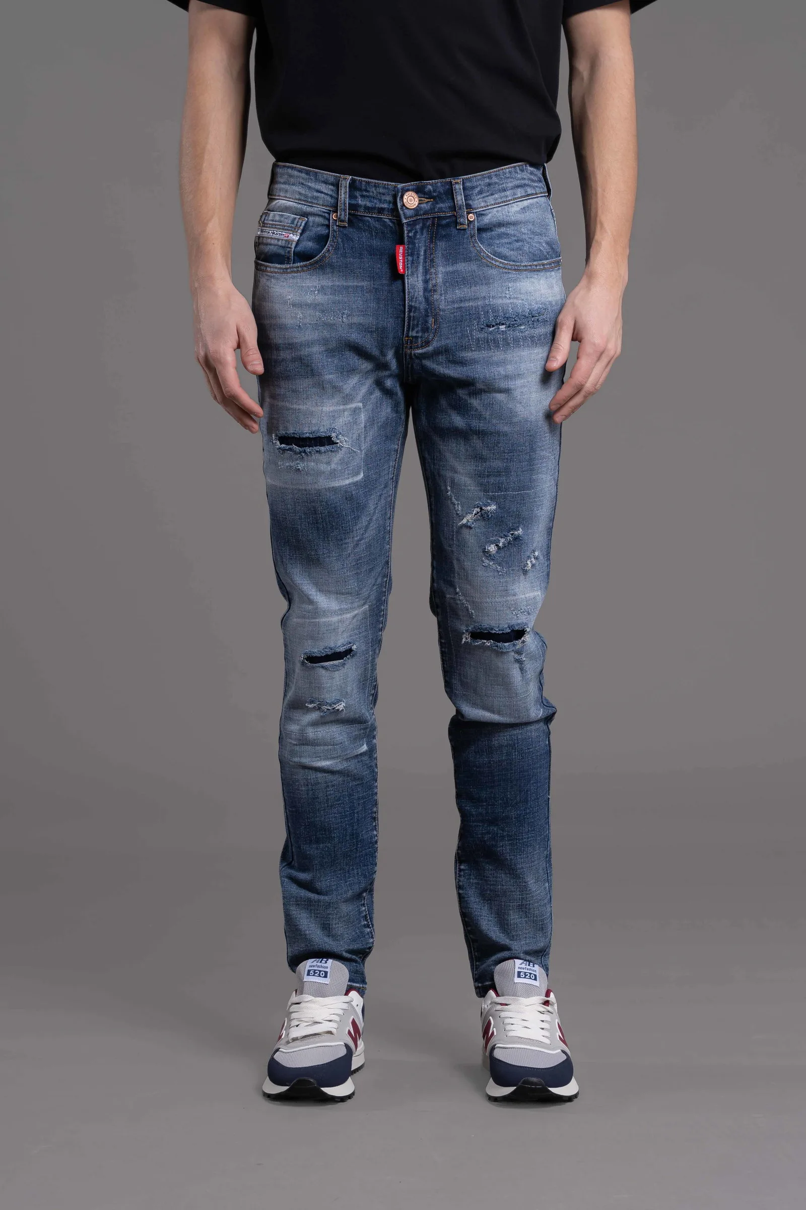 RV02 Jeans Destroyed Ice Blue