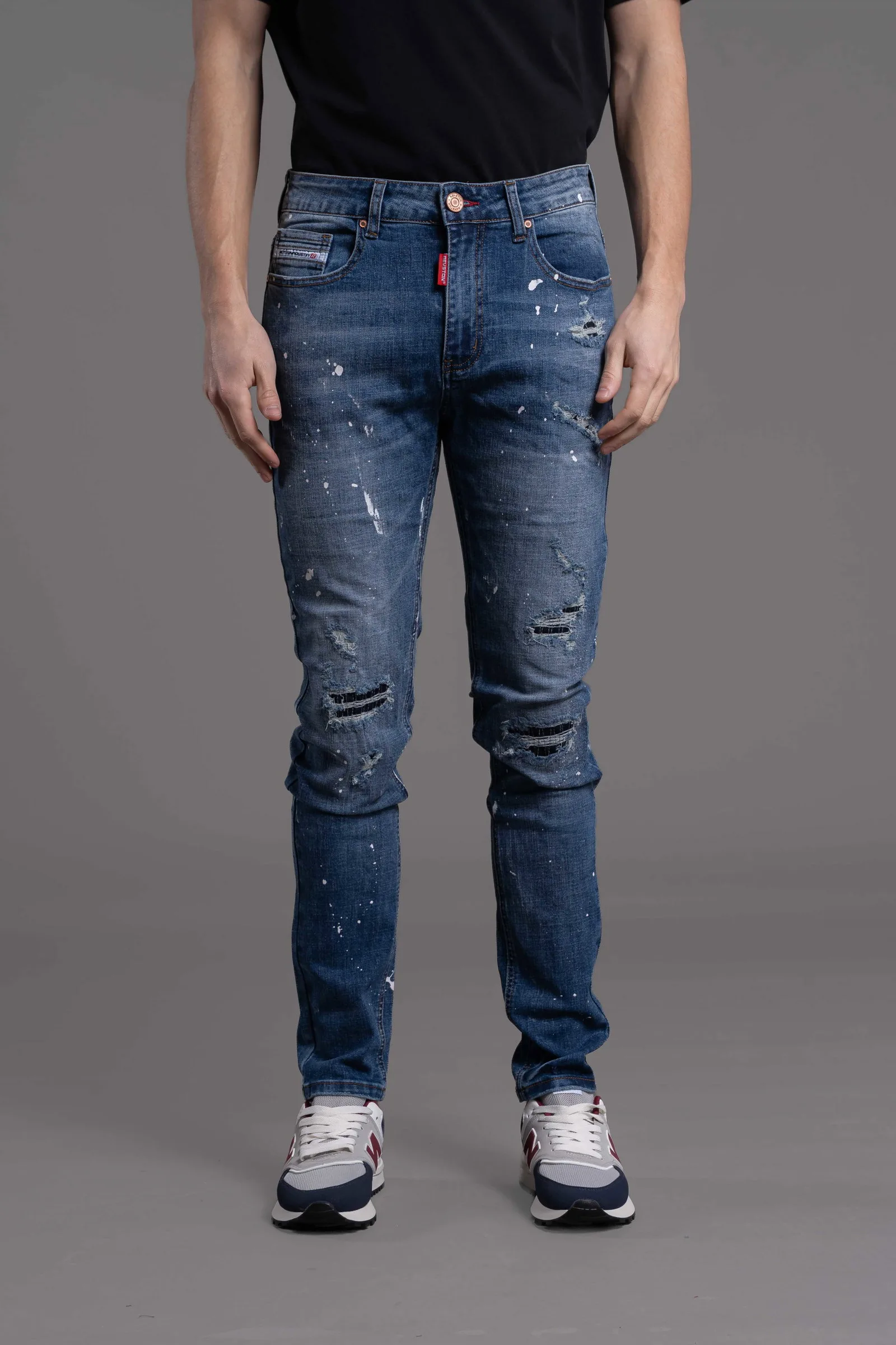 RV18 Jean Slim Fit Destroyed Indigo