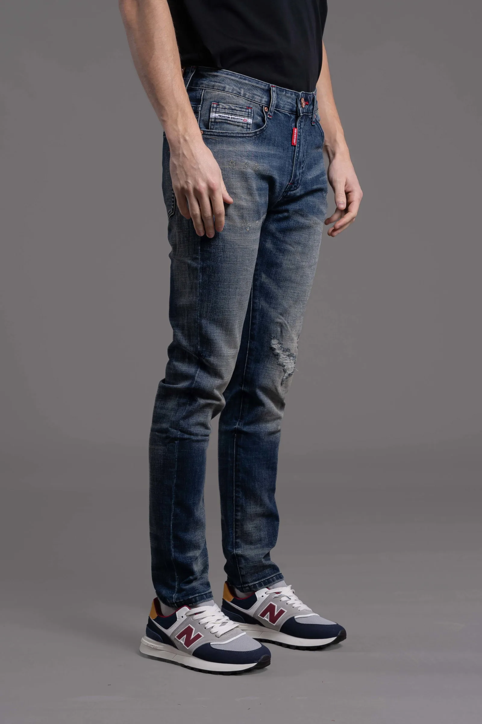 Alternative view of RV19 Jean Slim Vintage Dark