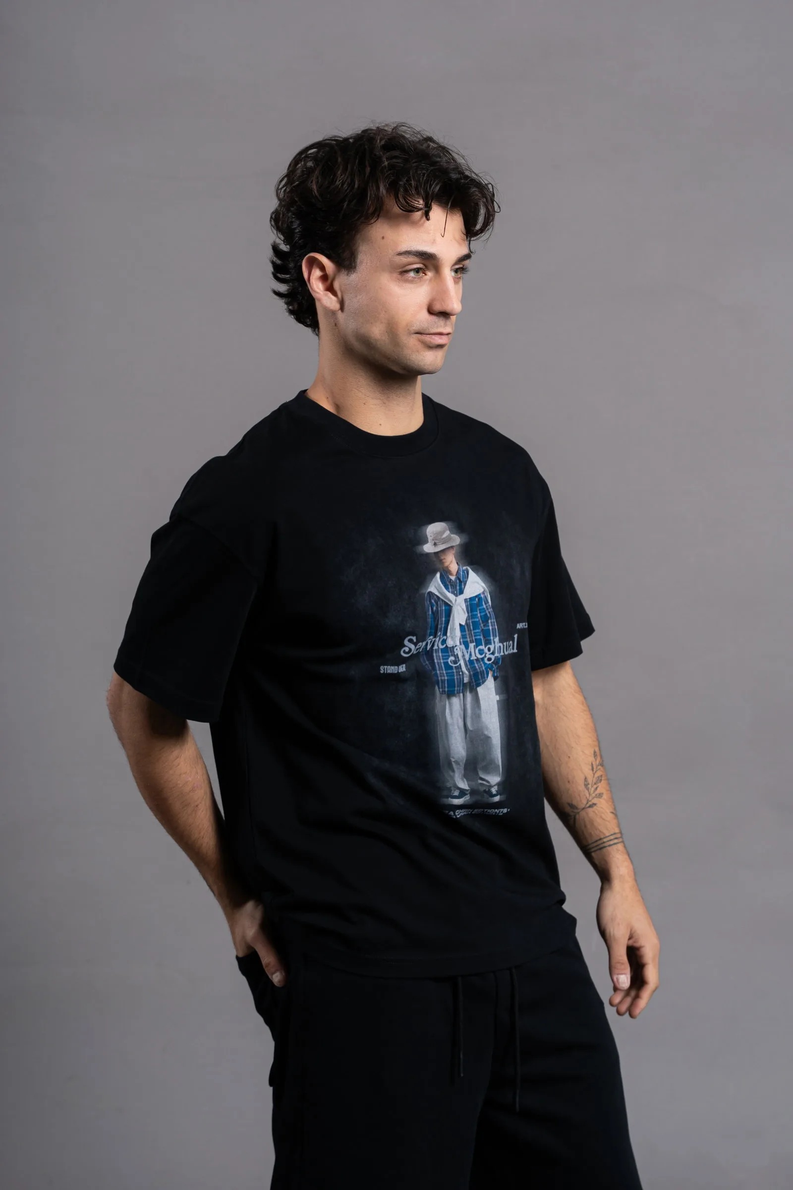 Alternative view of T2218N remera black