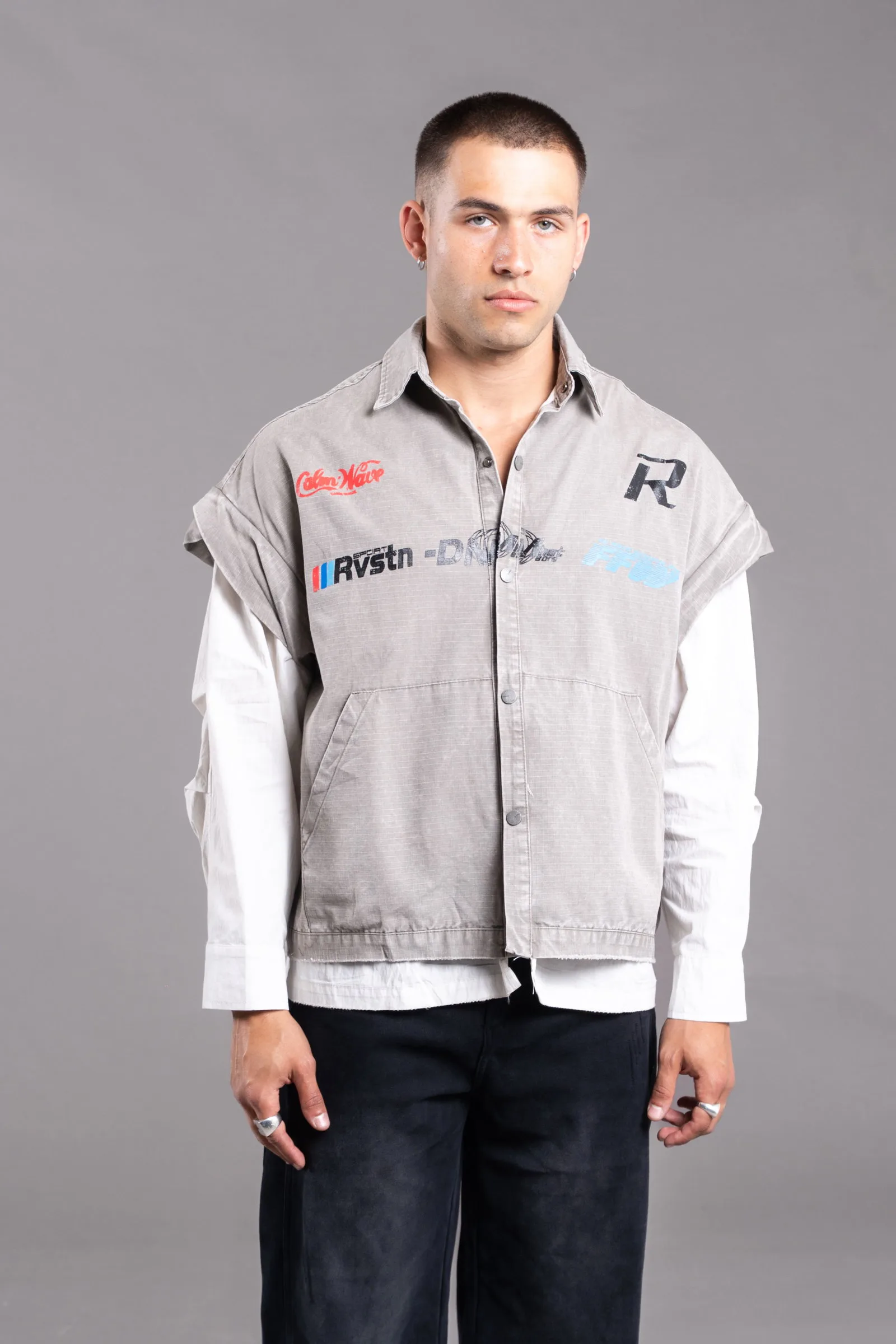 XZRN-47G CAMISA HIBRIDA DENIM