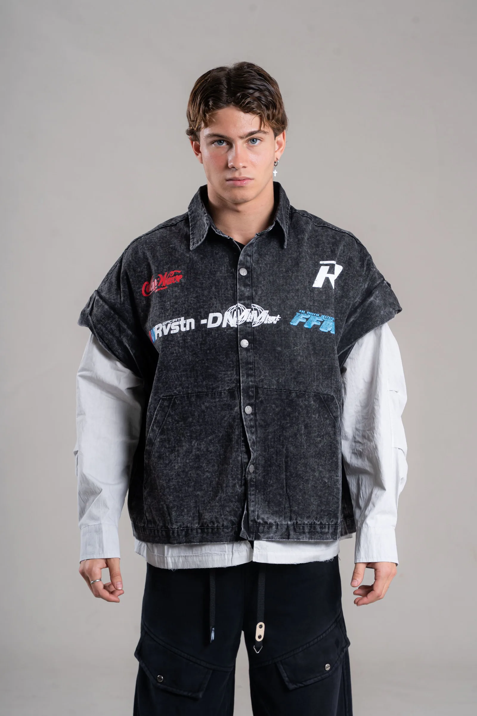 XZRN-47N CAMISA HIBRIDA DENIM