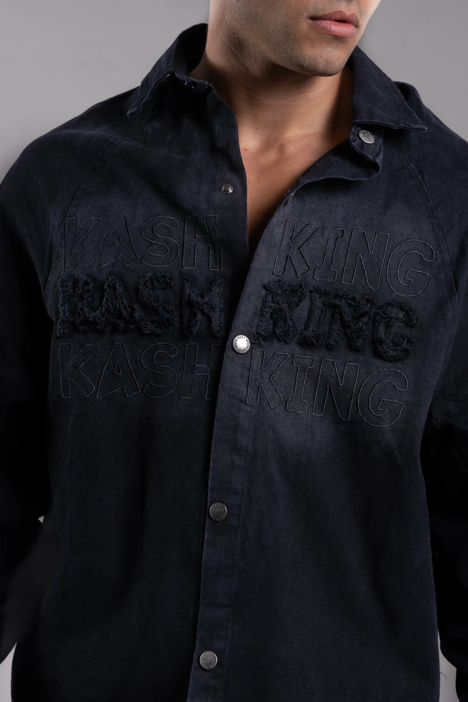 Alternative view of XZRN-61 CAMISACO IMPORTADO BLACK
