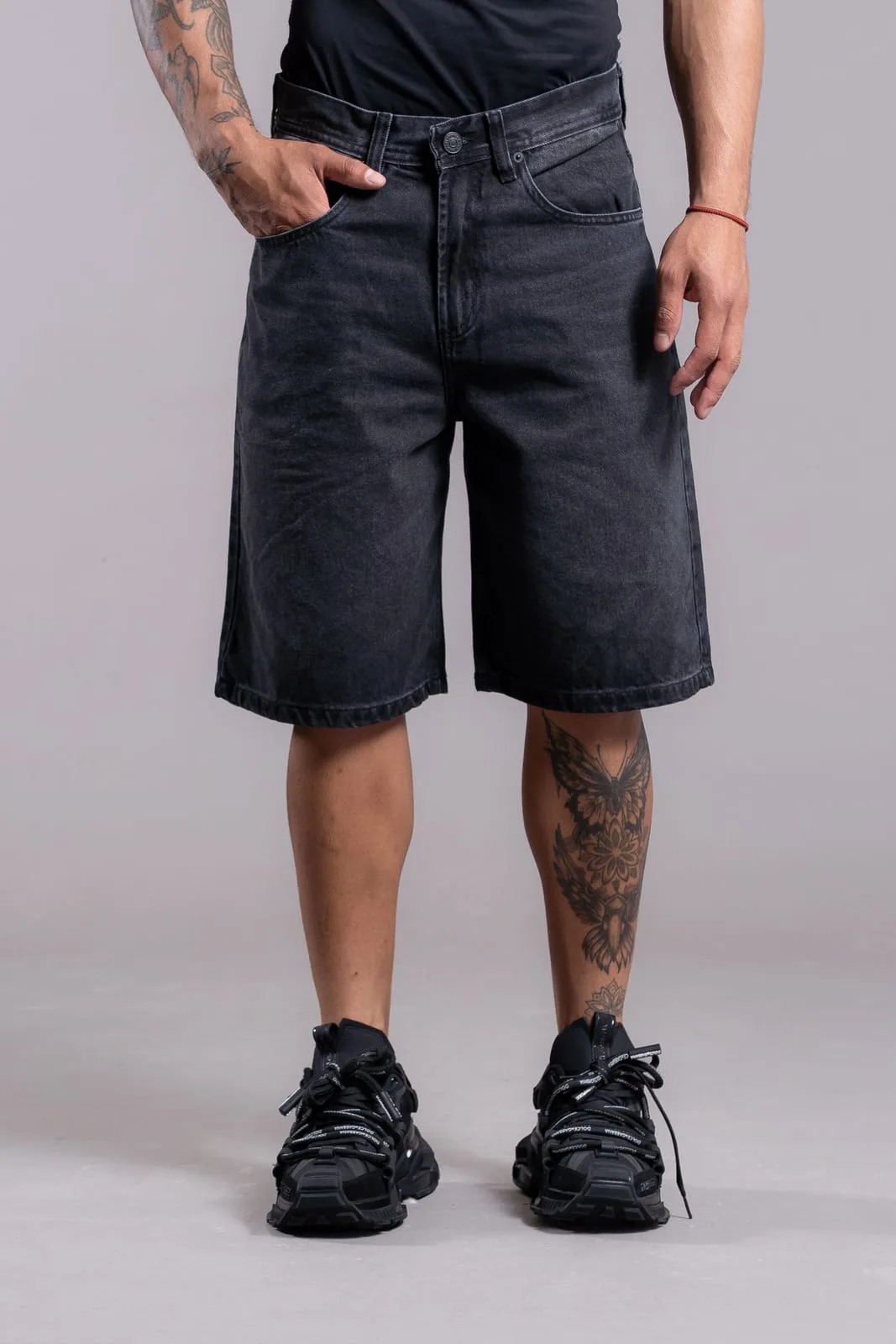 Bermuda baggy black Balt - Revston