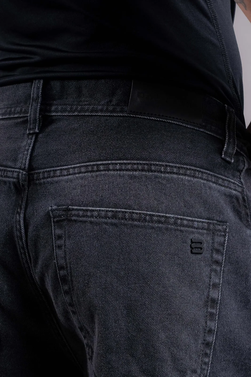 Bermuda baggy black Balt - Revston (foto 4)