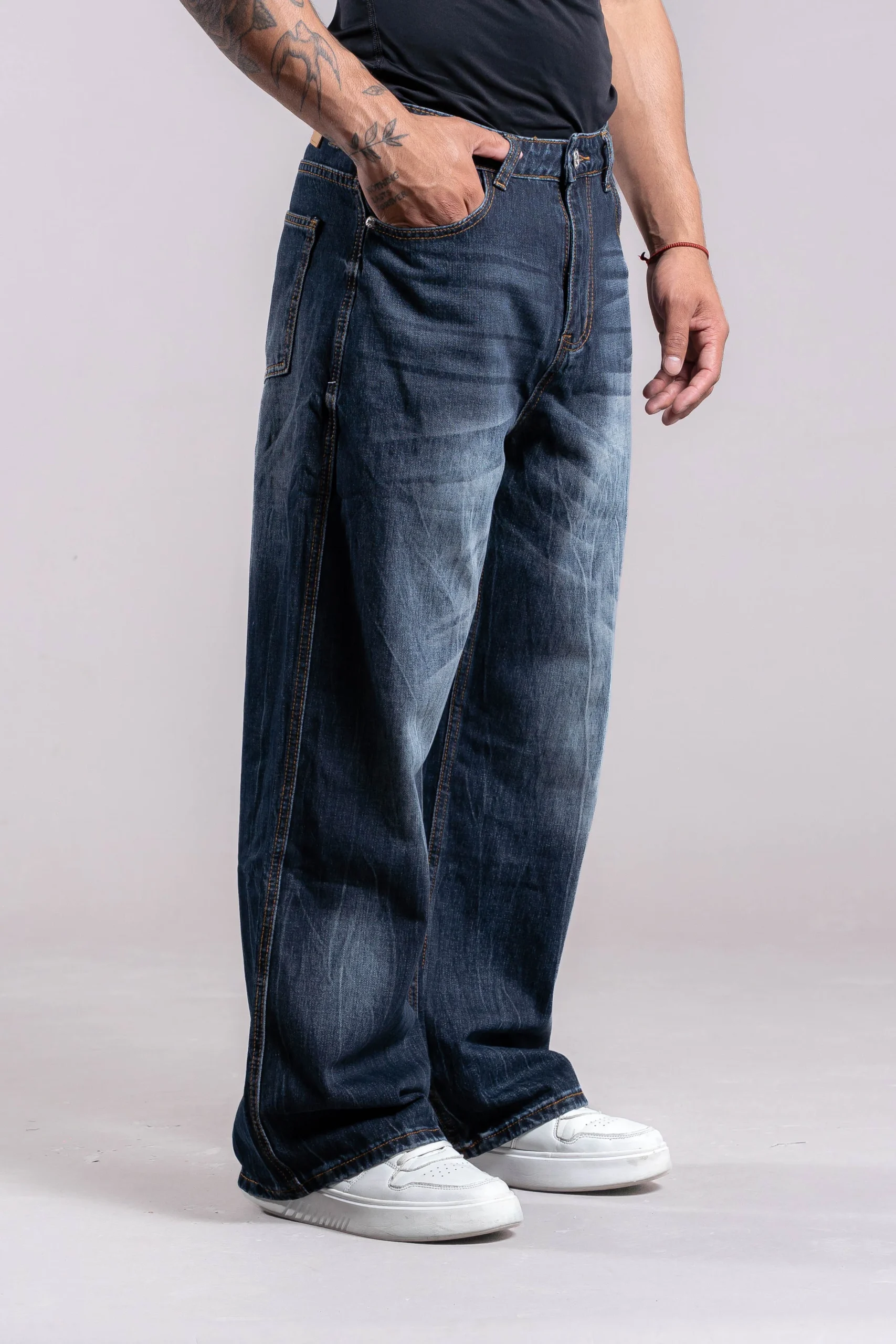 Baggy blue vintage 8812 - Revston (foto 4)